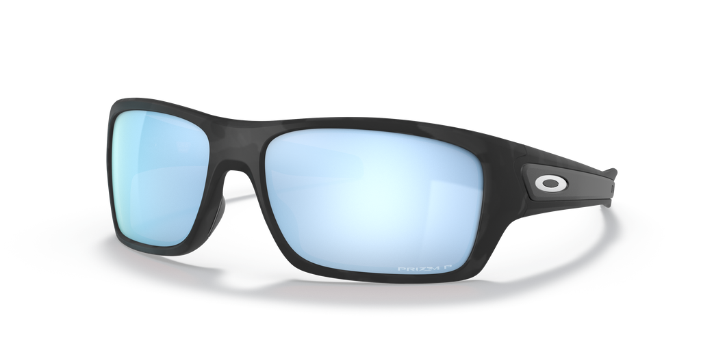 Oakley OO9263 Turbine Men's Rectangle Prizm Sunglasses - Matte Black Camo Frame