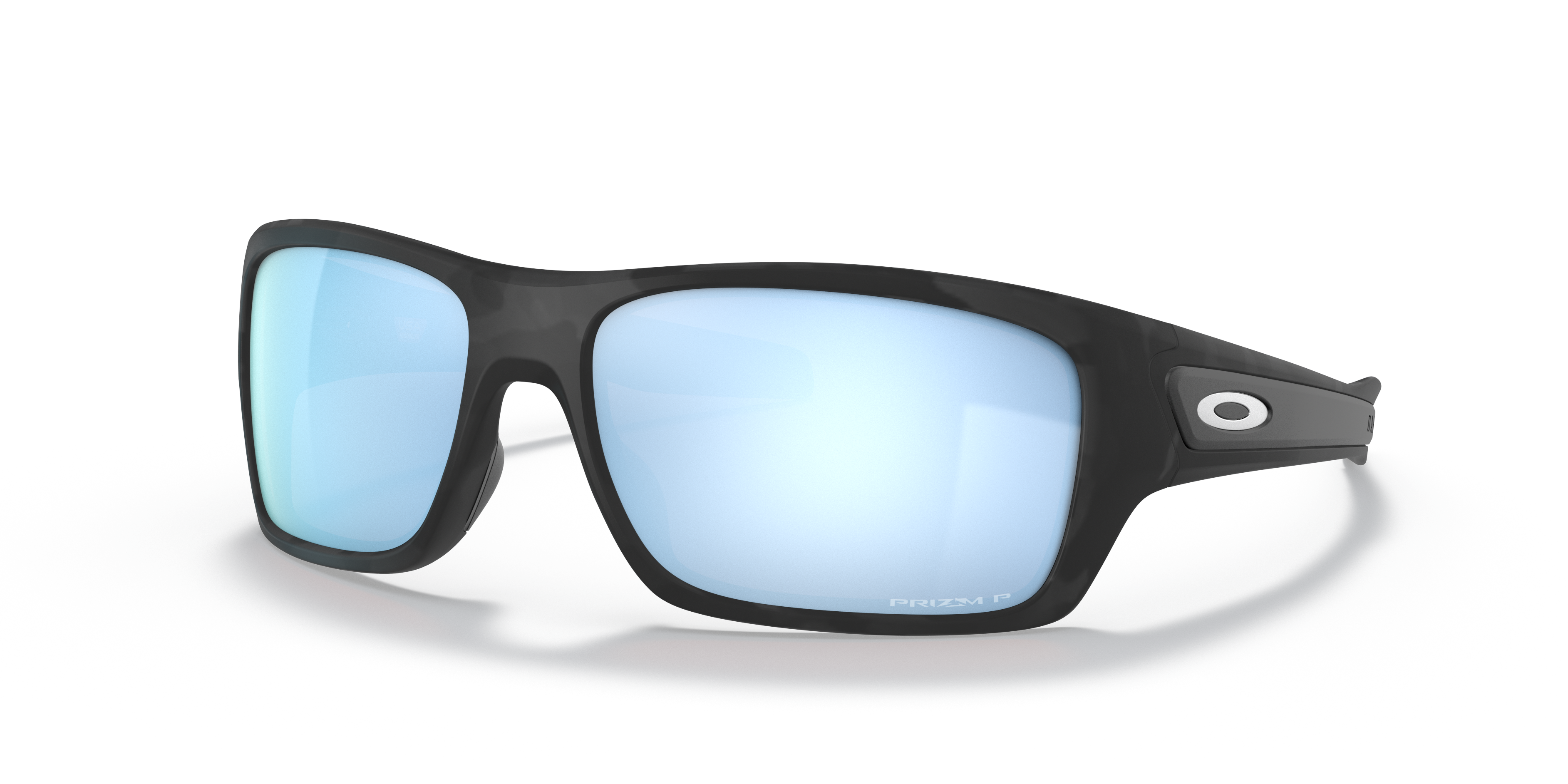 Oakley OO9263 Turbine Men's Rectangle Prizm Sunglasses - Matte Black Camo Frame
