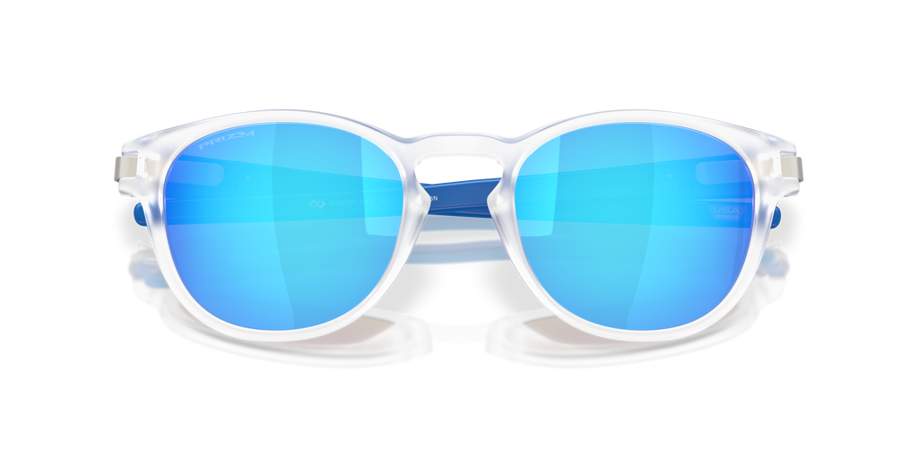 Oakley OO9265 Latch Neon Pop Collection Men's Round Prizm Sunglasses