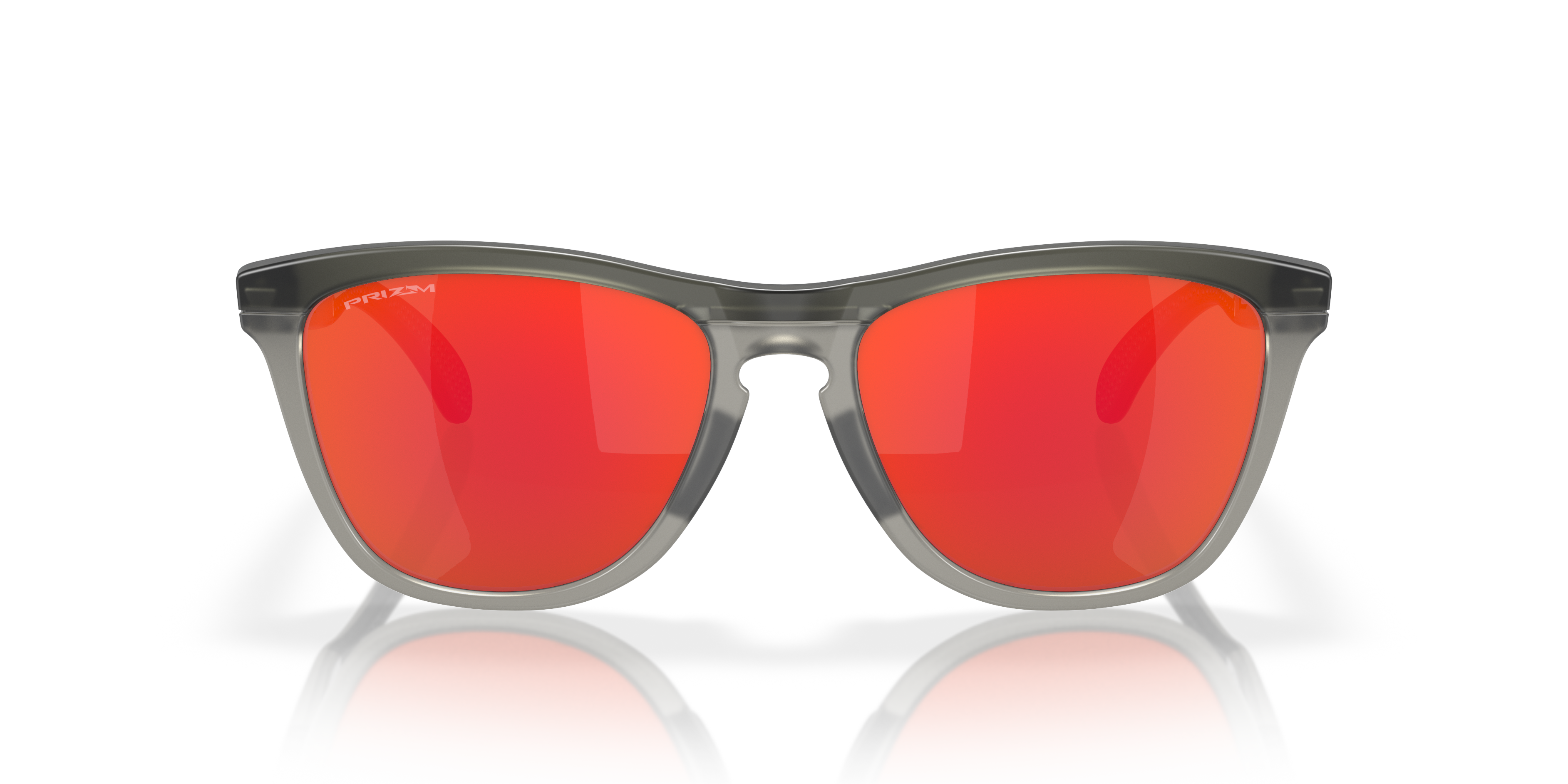 Oakley OO9284 Frogskins Range Men's Round Prizm Sunglasses - Matte Grey Smoke Frame
