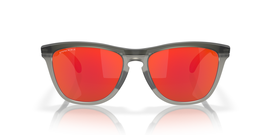 Oakley OO9284 Frogskins Range Men's Round Prizm Sunglasses - Matte Clear Frame