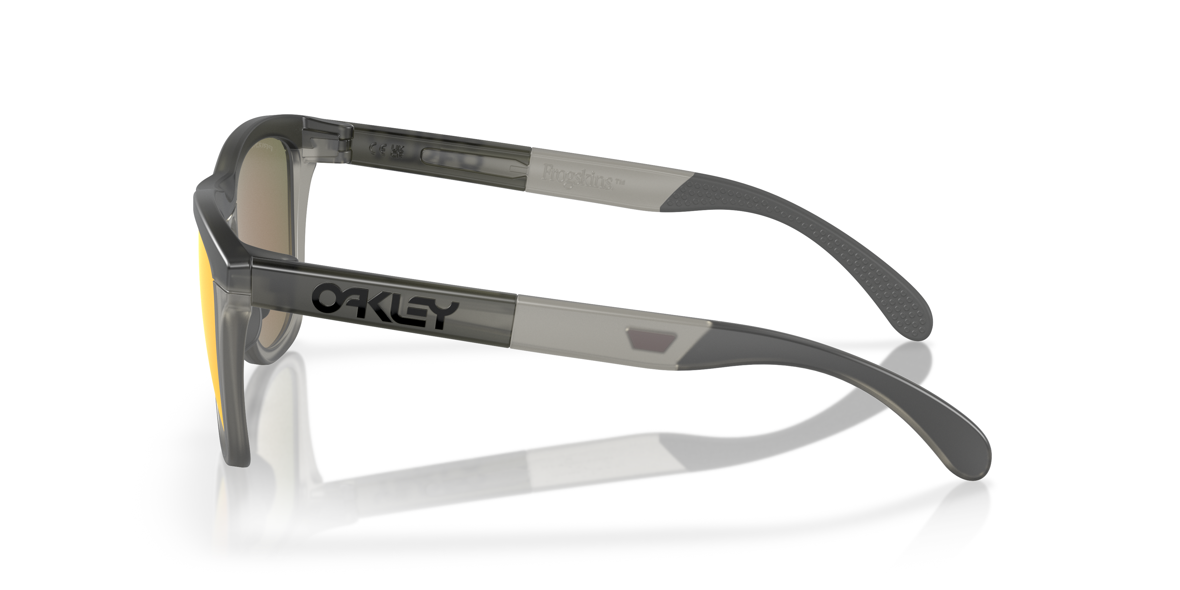 Oakley OO9284 Frogskins Range Men's Round Prizm Sunglasses - Matte Clear Frame