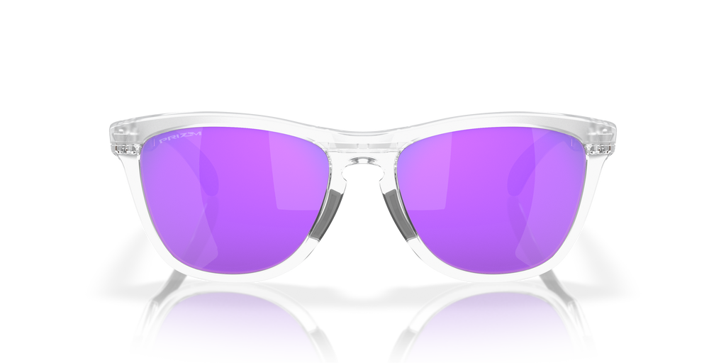 Oakley OO9284 Frogskins Range Men's Round Prizm Sunglasses - Matte Grey Smoke Frame