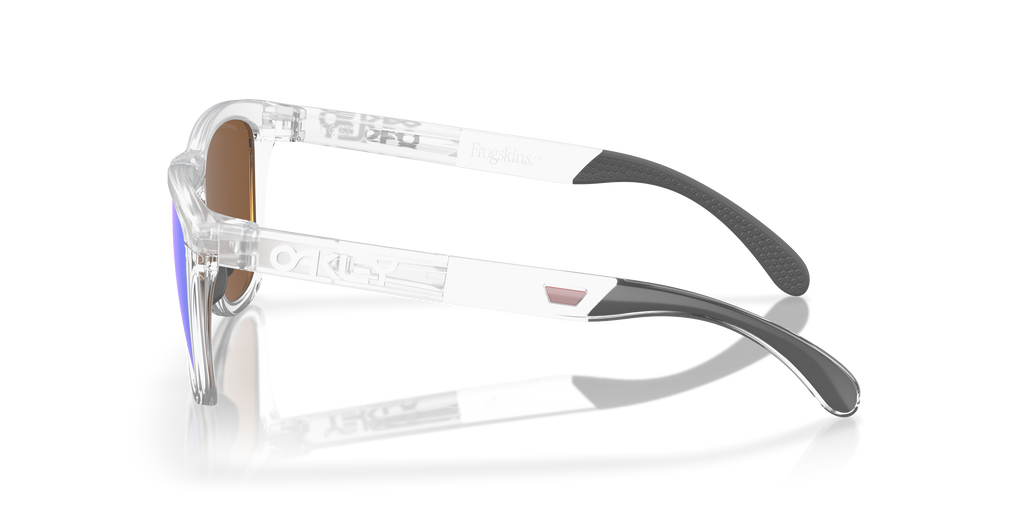 Oakley OO9284 Frogskins Range Men's Round Prizm Sunglasses - Matte Clear Frame