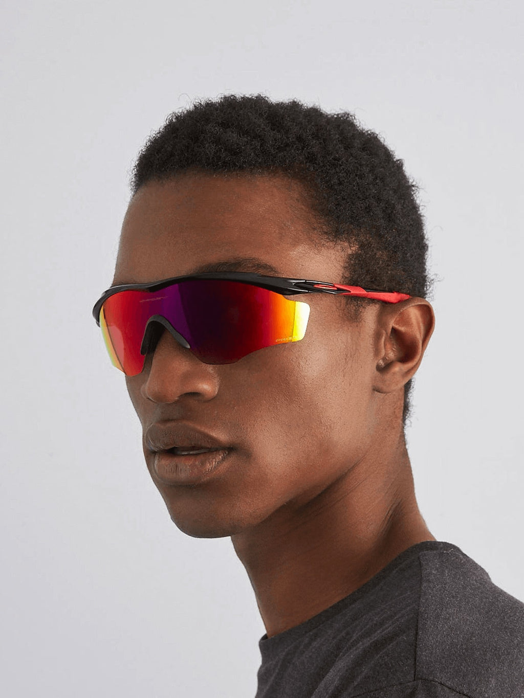 Oakley OO9343 M2 Frame XL Men's Prizm Sport Sunglasses - Polished Black Frame
