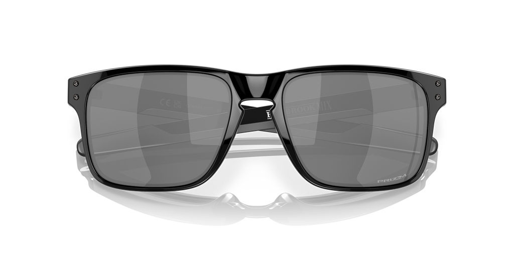 Oakley OO9384 Holbrook Mix Men's Square Prizm Polarized Sunglasses - Polished Black Frame