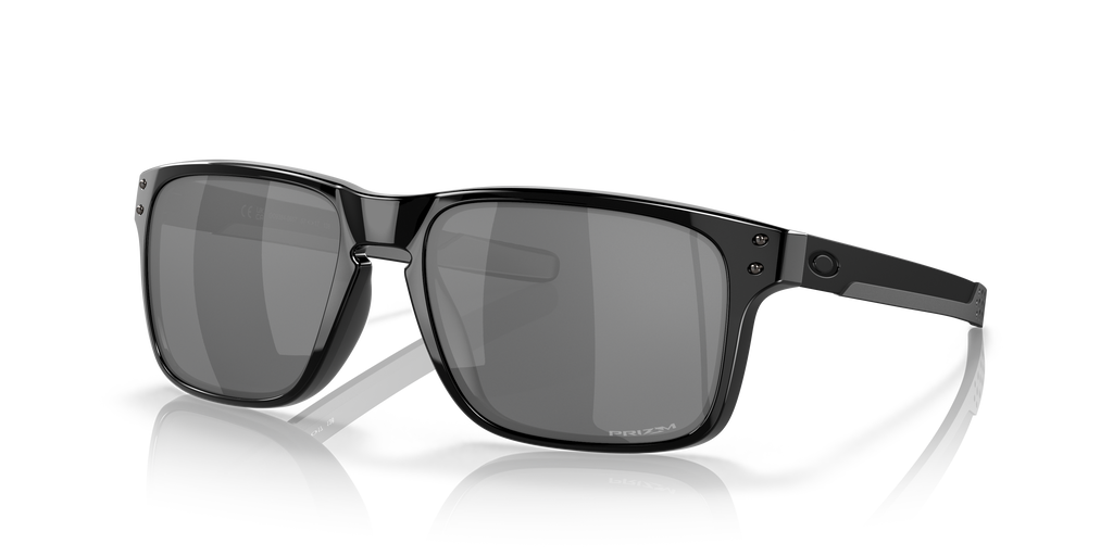 Oakley OO9384 Holbrook Mix Men's Square Prizm Polarized Sunglasses - Polished Black Frame
