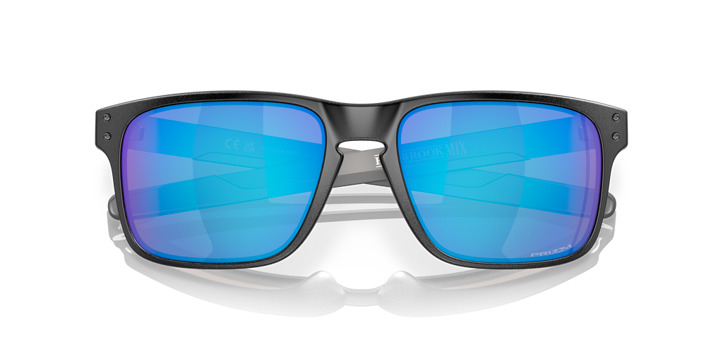 Oakley OO9384 Holbrook Mix Men's Square Prizm Polarized Sunglasses - Polished Black Frame