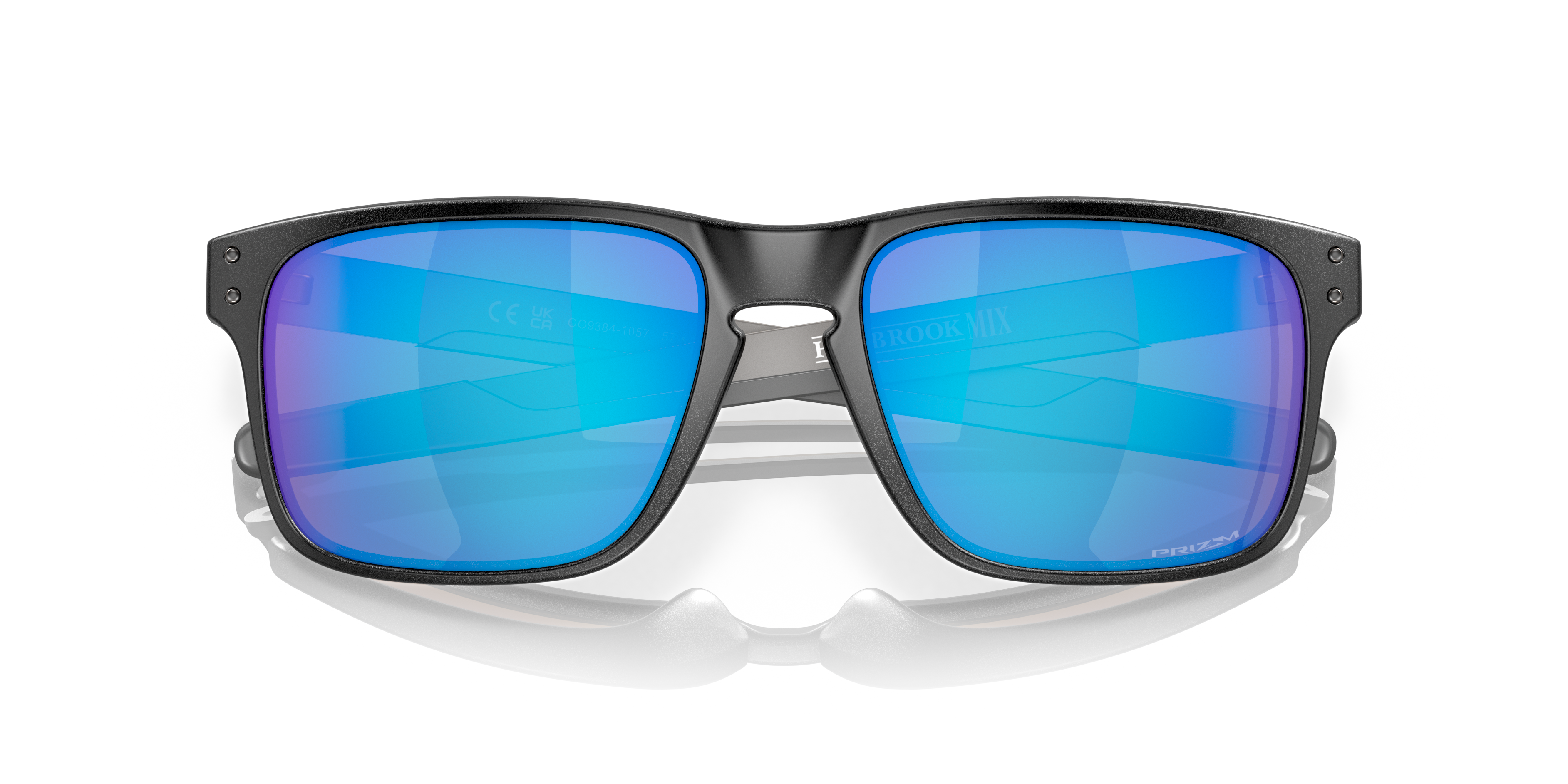 Oakley OO9384 Holbrook Mix Men's Square Prizm Polarized Sunglasses - Polished Black Frame