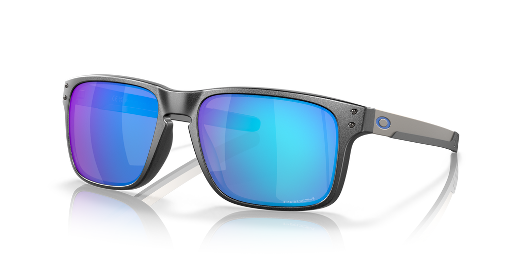 Oakley OO9384 Holbrook Mix Men's Square Prizm Polarized Sunglasses - Steel Frame
