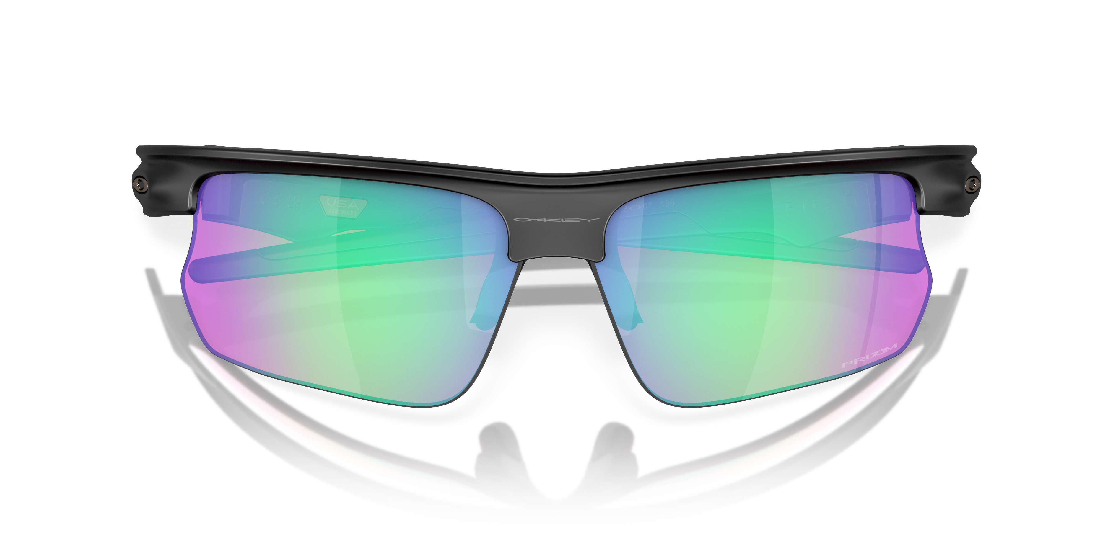 Oakley OO9400 BiSphaera Unisex Prizm Sport Sunglasses - Matte Carbon Frame
