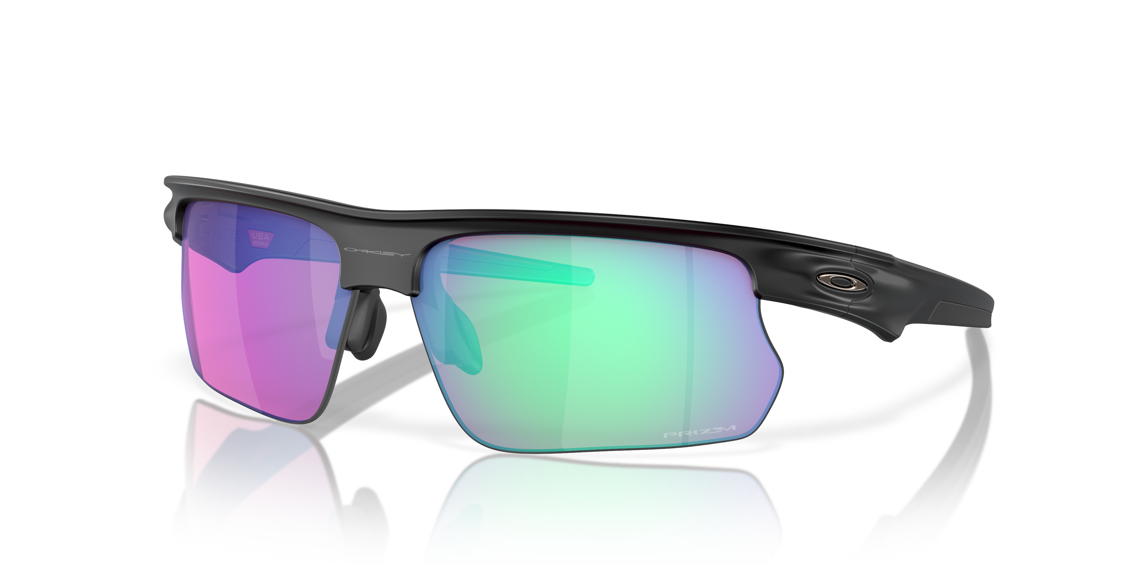 Oakley OO9400 BiSphaera Unisex Prizm Sport Sunglasses - Matte Black Frame