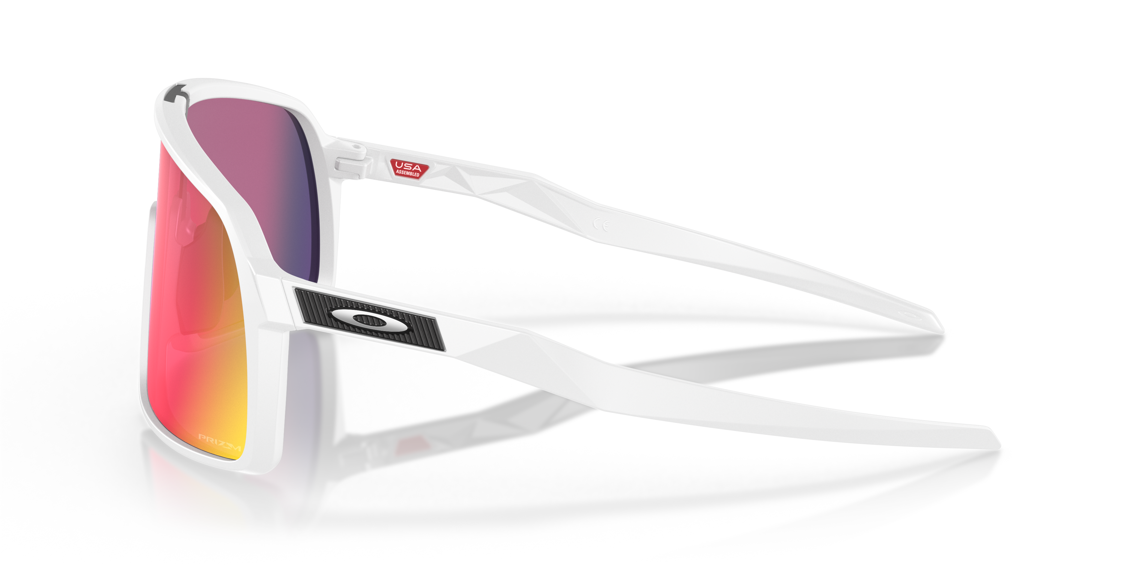 Oakley OO9406 Sutro Unisex Prizm Sport Sunglasses - Matte White Frame