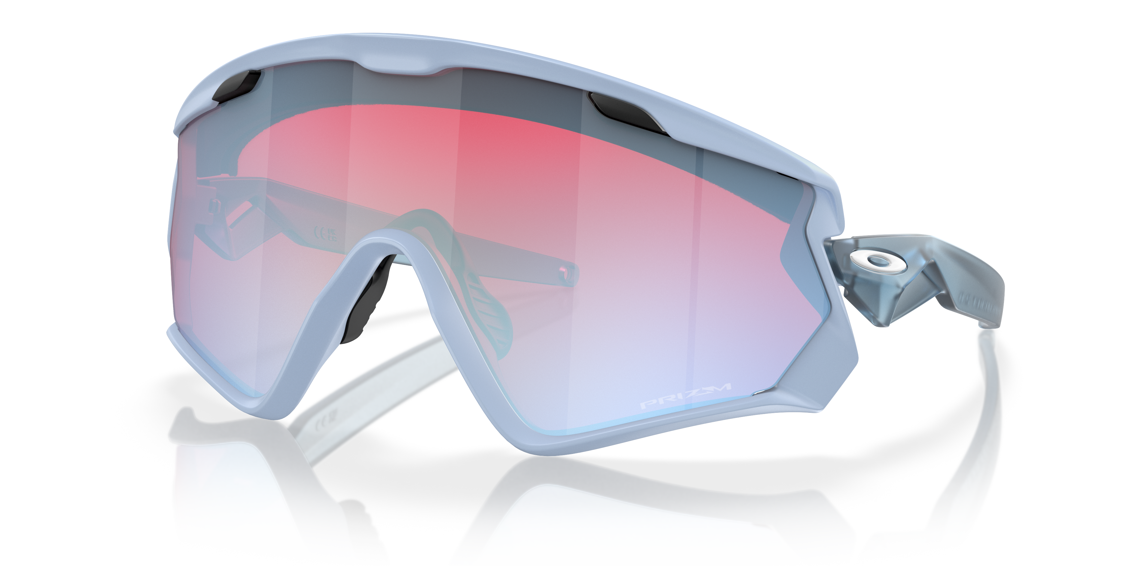 Oakley OO9418 Wind Jacket 2.0 Men's Prizm Sport Sunglasses - Matte Translucent Stonewash Frame