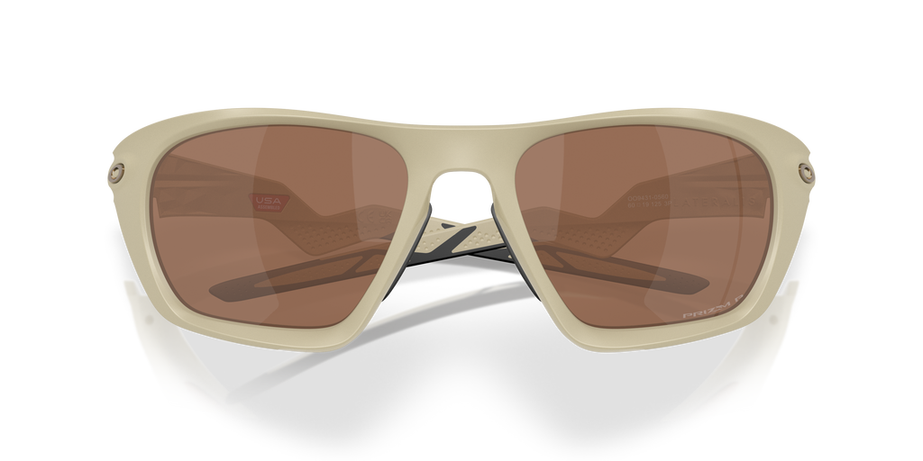 Oakley OO9431 Lateralis Men's Rectangle Prizm Sunglasses - Matte Sand Frame