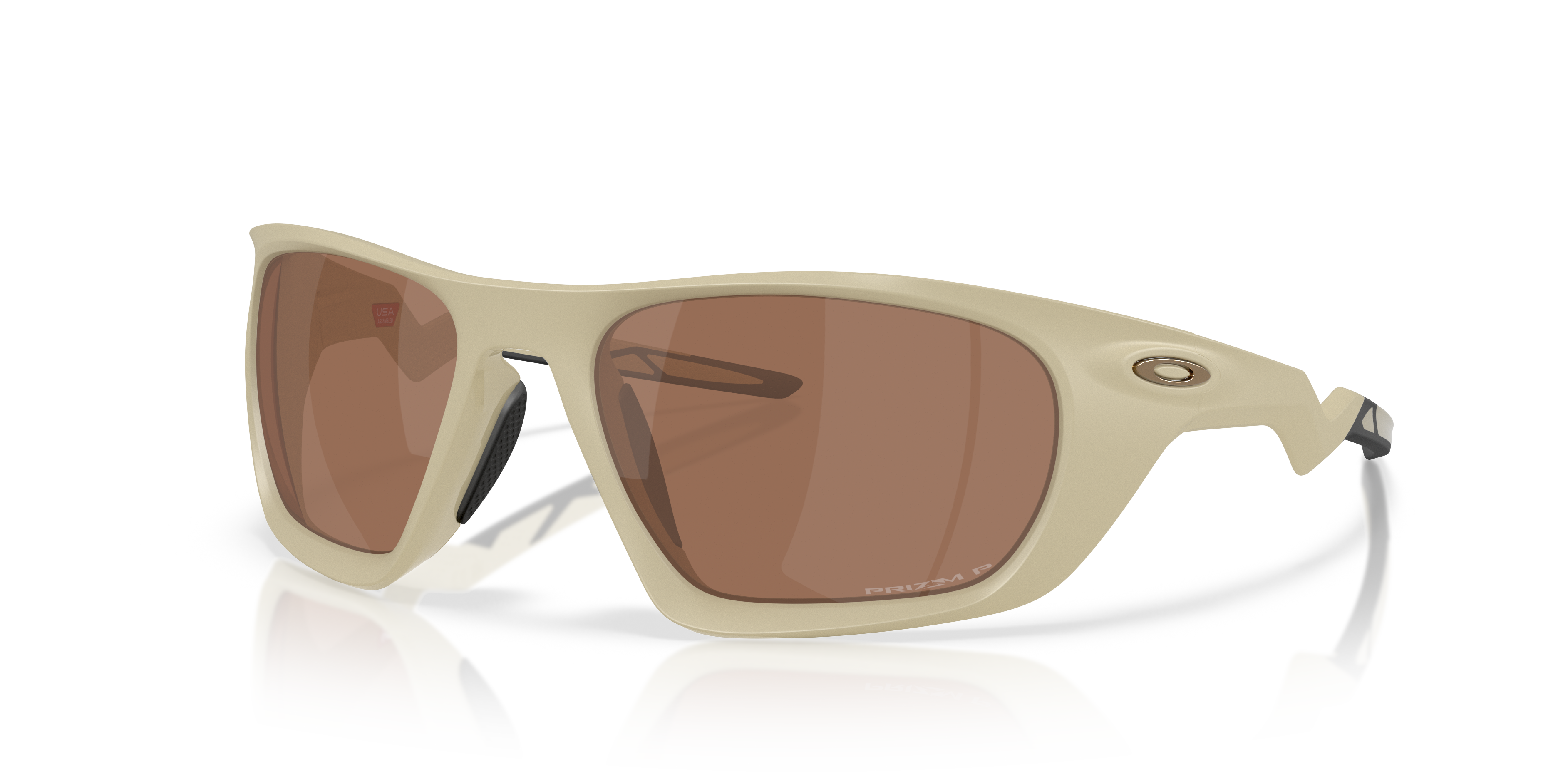 Oakley OO9431 Lateralis Men's Rectangle Prizm Sunglasses - Matte Black Frame