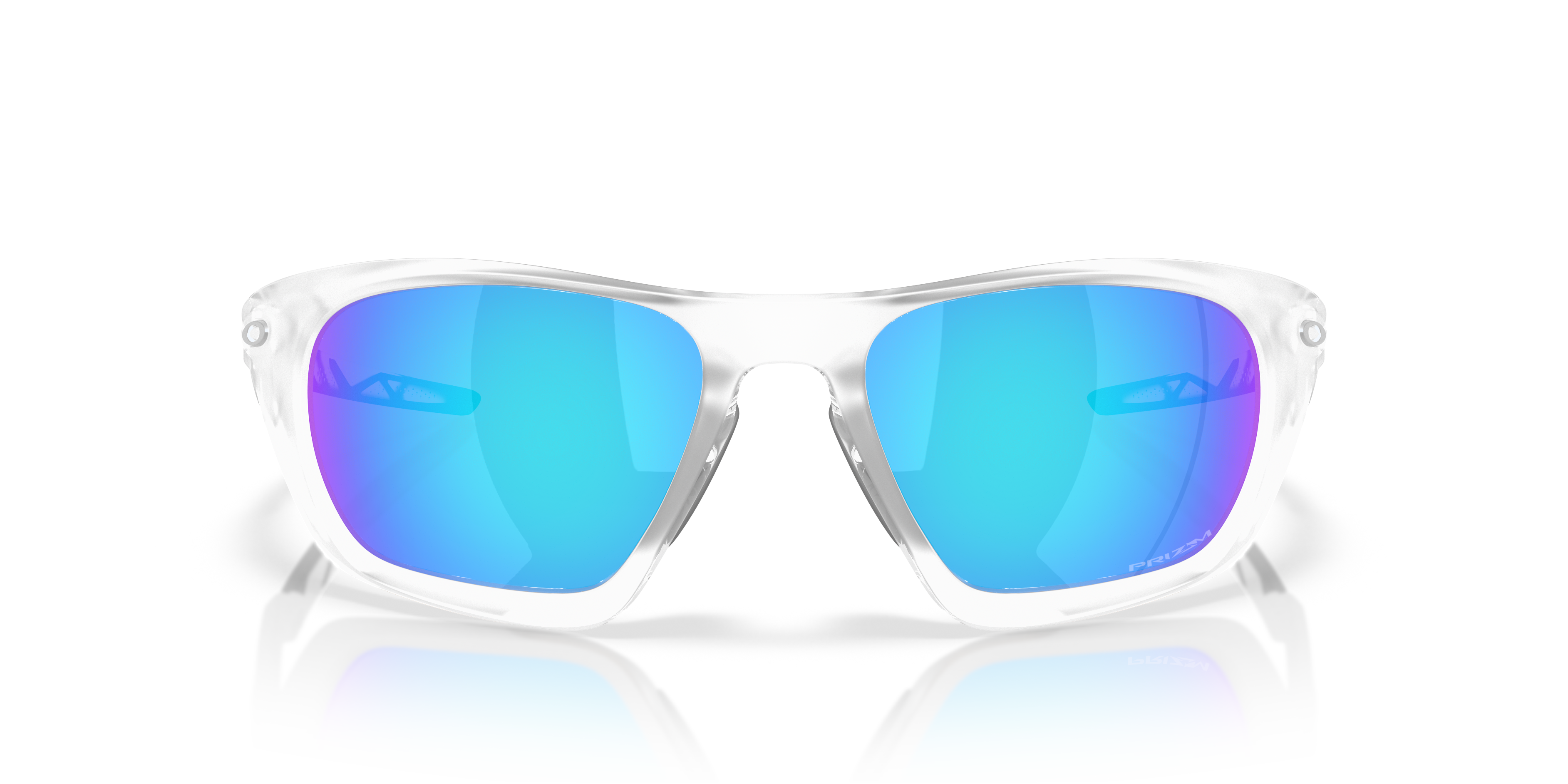 Oakley OO9431 Lateralis Men's Rectangle Prizm Sunglasses - Matte Clear Frame