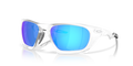Oakley OO9431 Lateralis Men's Rectangle Prizm Sunglasses - Matte Clear Frame
