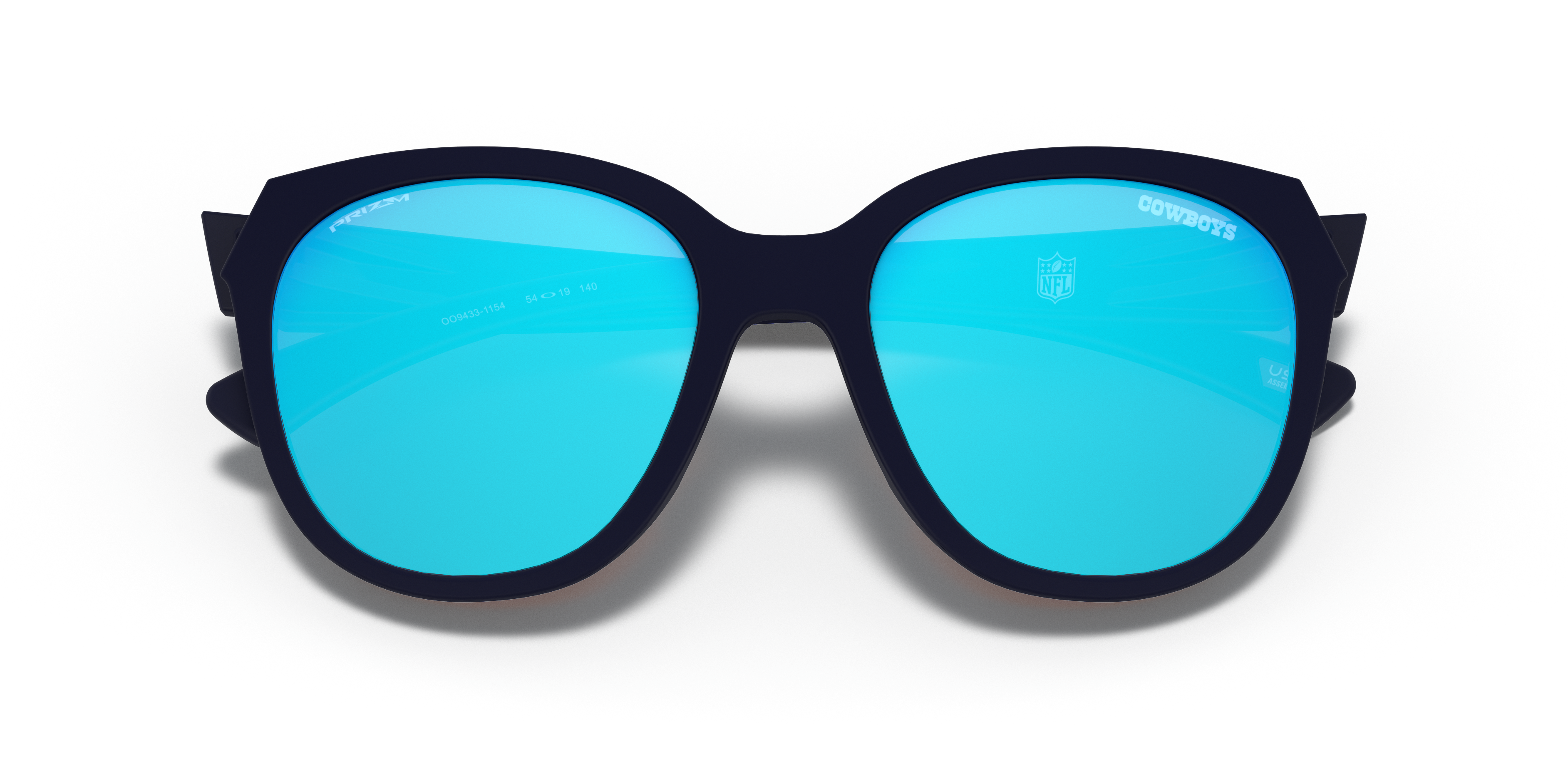 Oakley OO9433 Dallas Cowboys Low Key Women's Round Prizm Sunglasses