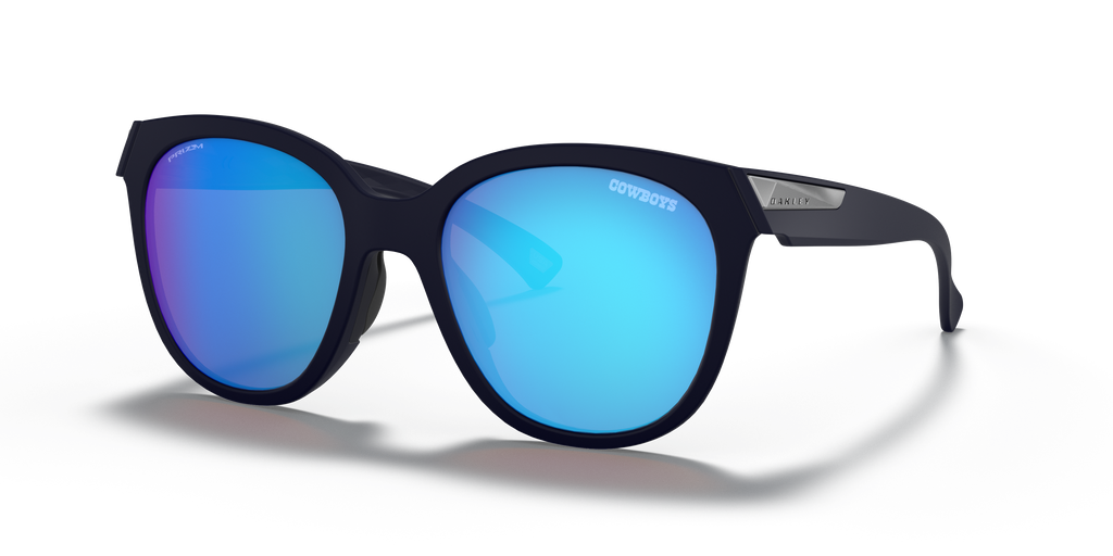 Oakley OO9433 Dallas Cowboys Low Key Women's Round Prizm Sunglasses