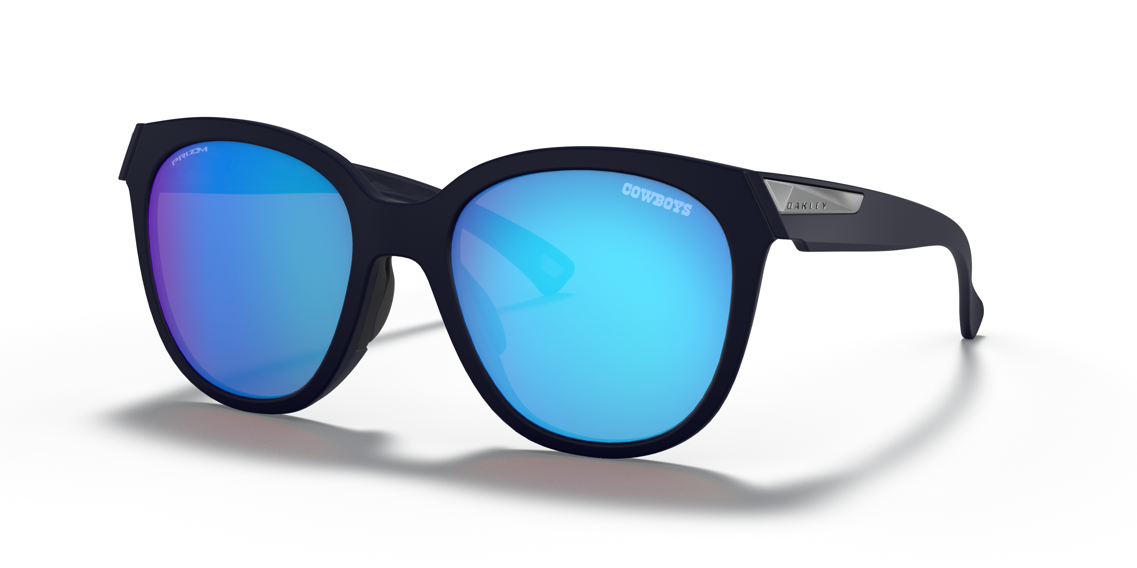 Oakley OO9433 Dallas Cowboys Low Key Women's Round Prizm Sunglasses