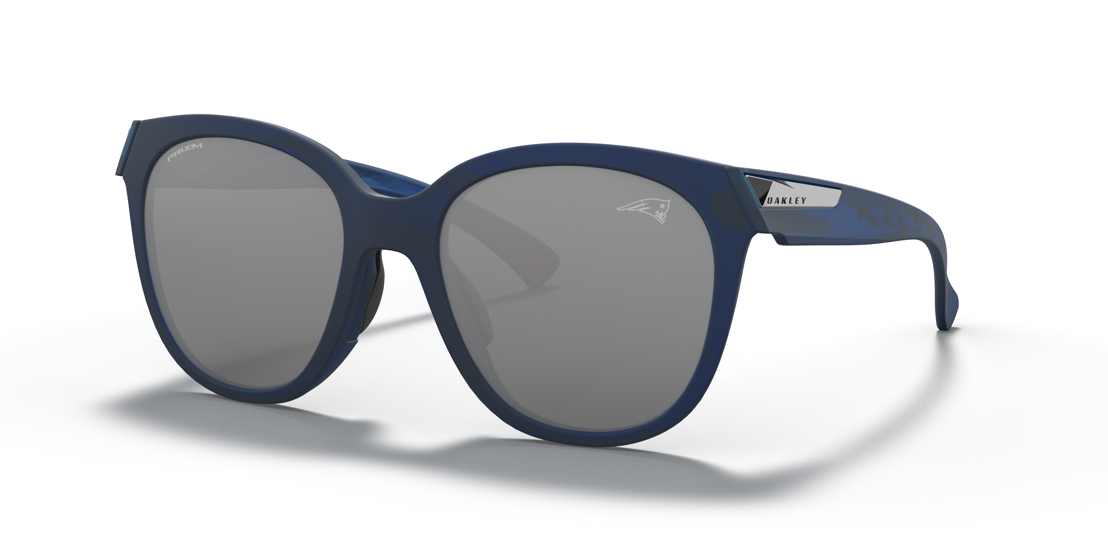 Oakley OO9433 New England Patriots Low Key Women's Round Prizm Sunglasses