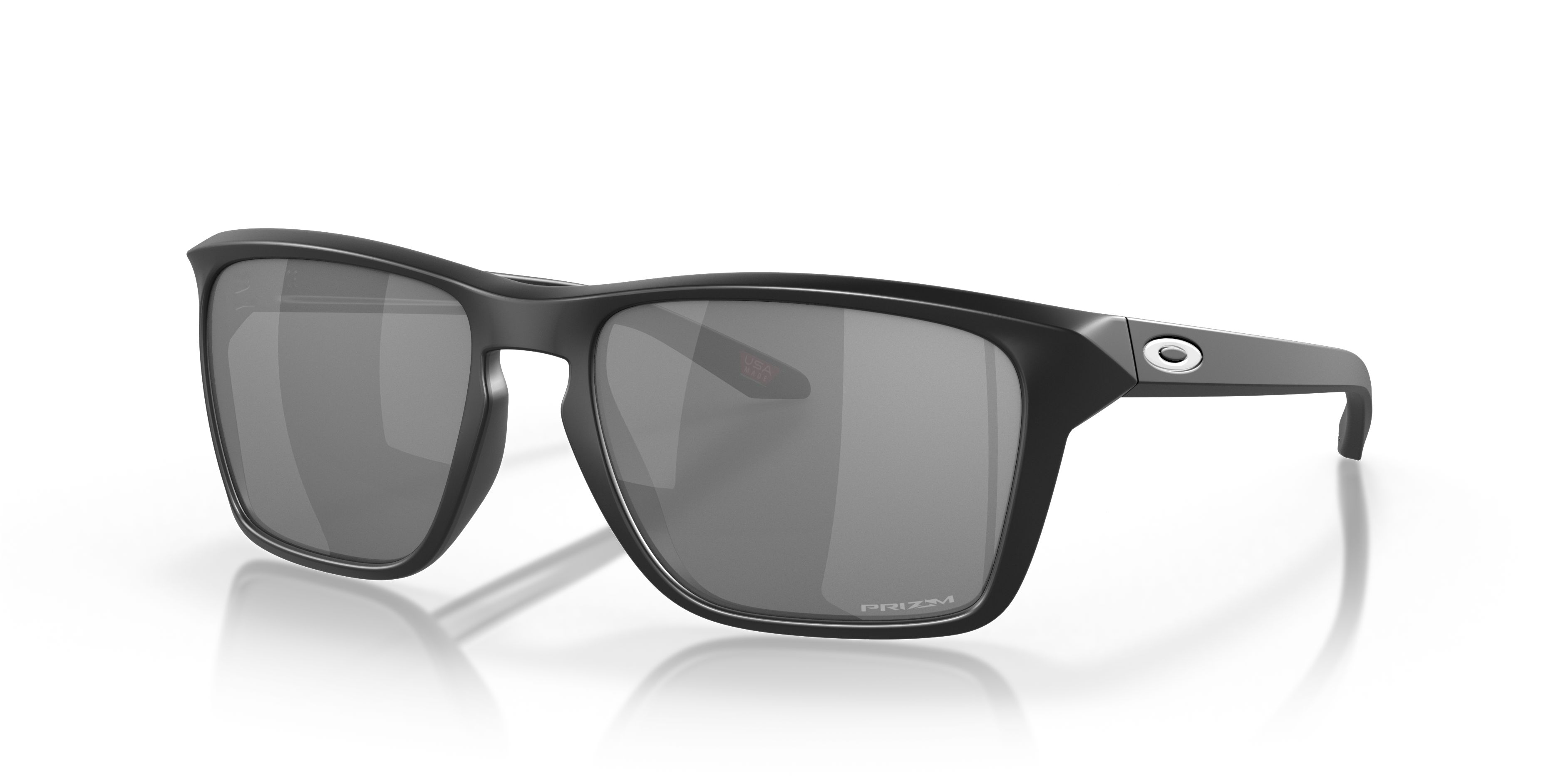 Oakley OO9448 Sylas Men's Rectangle Prizm Sunglasses - Matte Black Frame