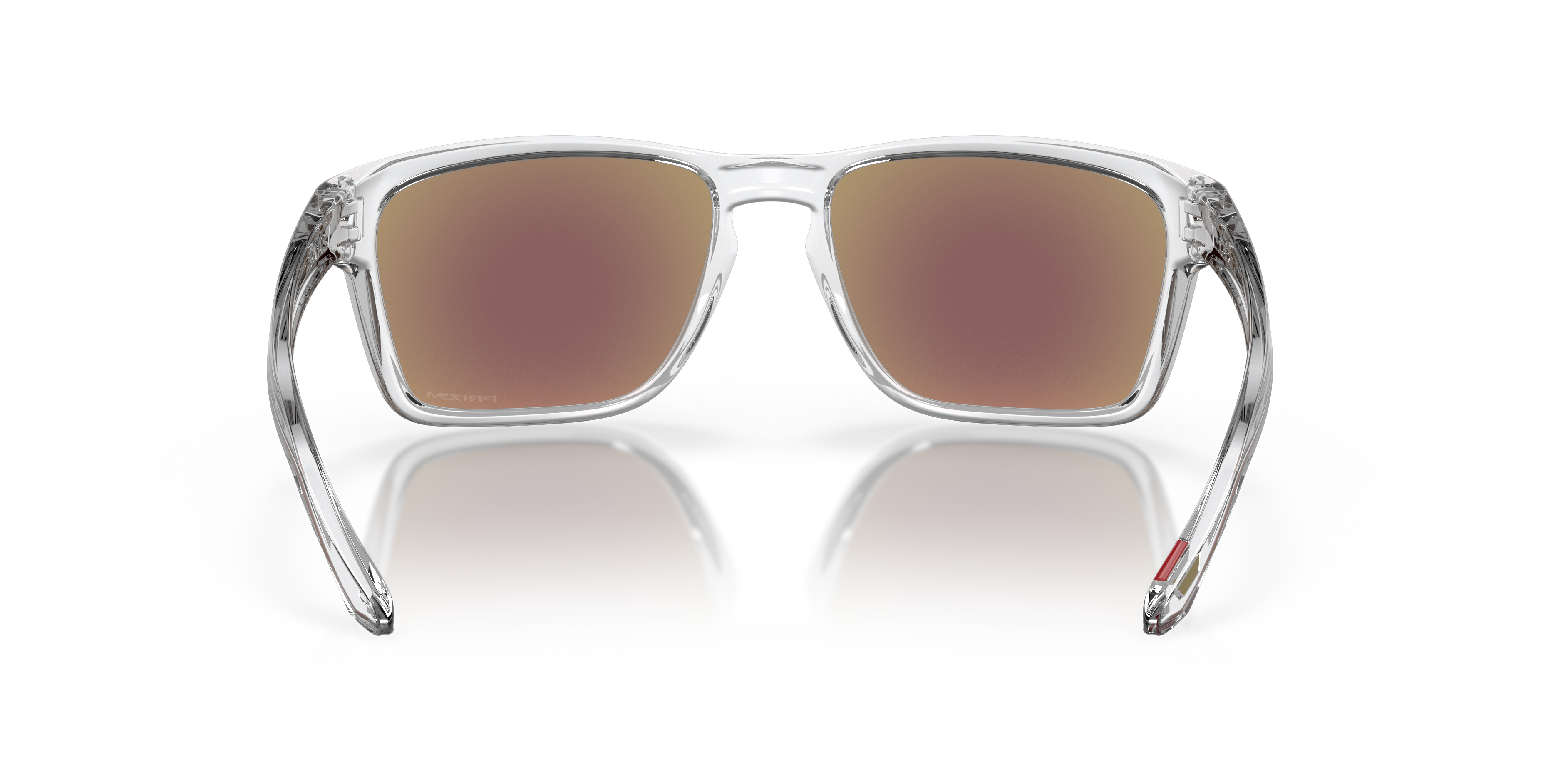 Oakley OO9448 Sylas Men's Rectangle Prizm Sunglasses - Polished Clear Frame