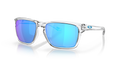 Oakley OO9448 Sylas Men's Rectangle Prizm Sunglasses - Polished Clear Frame