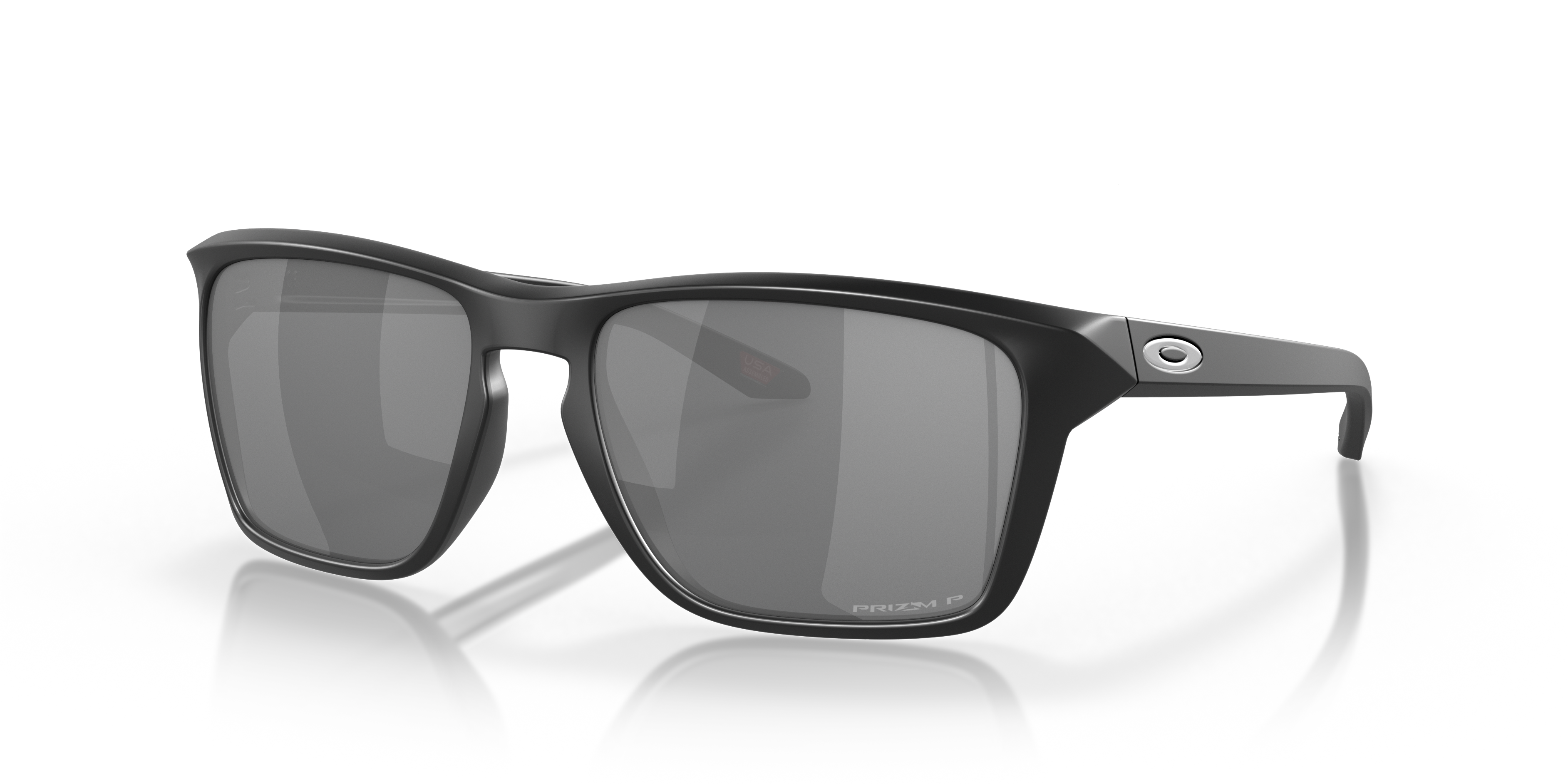 Oakley OO9448 Sylas Men's Rectangle Prizm Sunglasses - Matte Black Frame