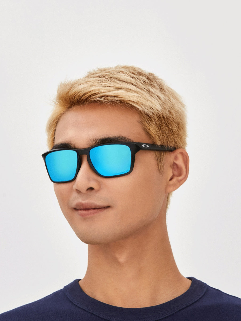 Oakley OO9448 Sylas Men's Rectangle Prizm Sunglasses - Polished Clear Frame