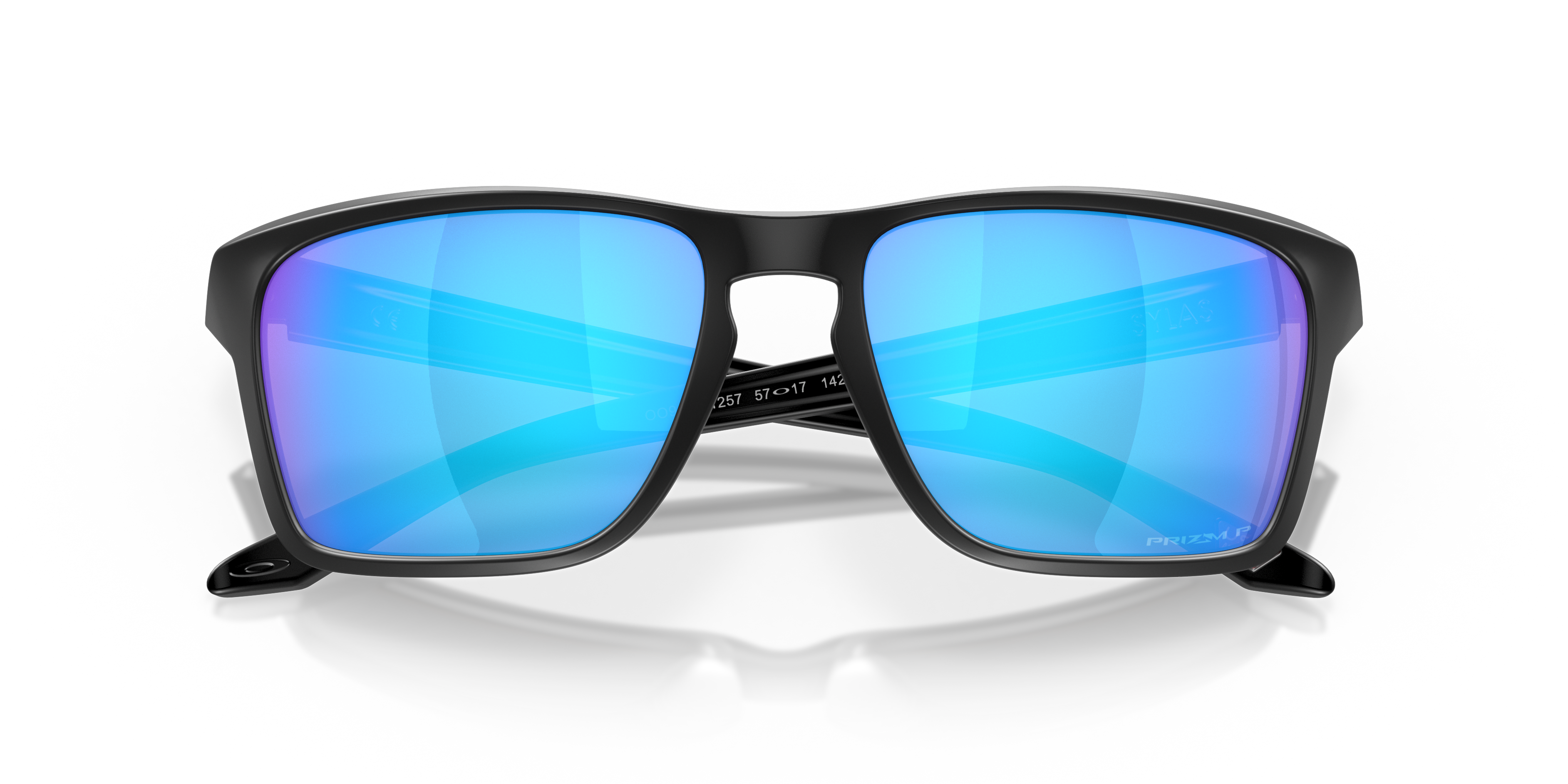 Oakley OO9448 Sylas Men's Rectangle Prizm Sunglasses - Polished Clear Frame