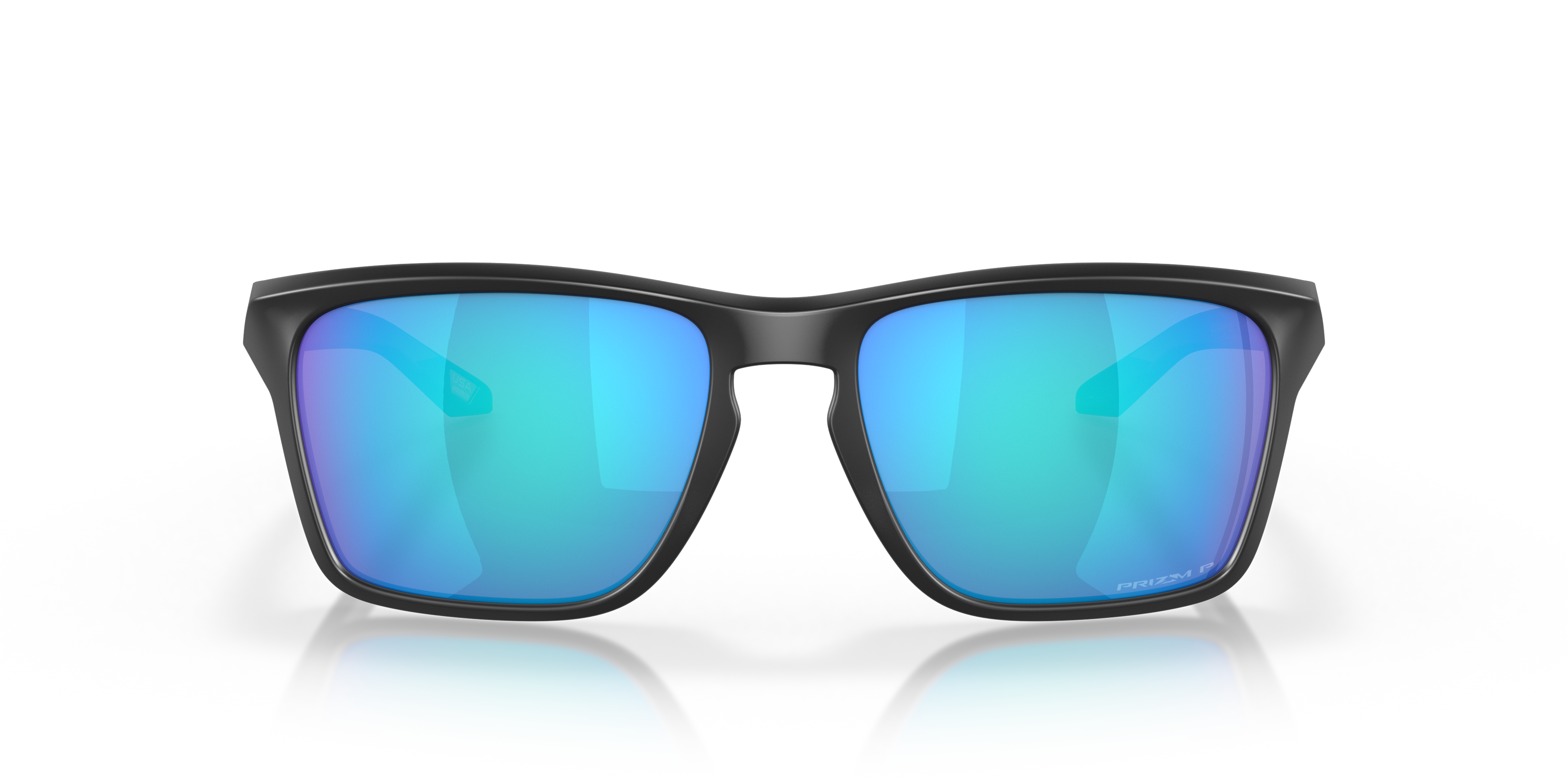 Oakley OO9448 Sylas Men's Rectangle Prizm Sunglasses - Matte Black Frame