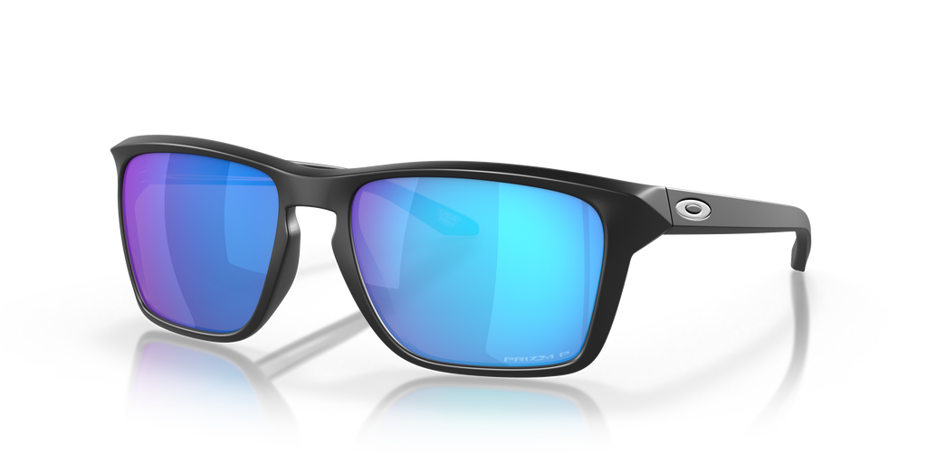 Oakley OO9448 Sylas Men's Rectangle Prizm Sunglasses - Matte Black Frame