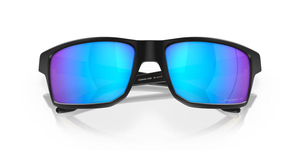 Oakley OO9449 Gibston Men's Rectangle Prizm Sunglasses - Matte Black Frame
