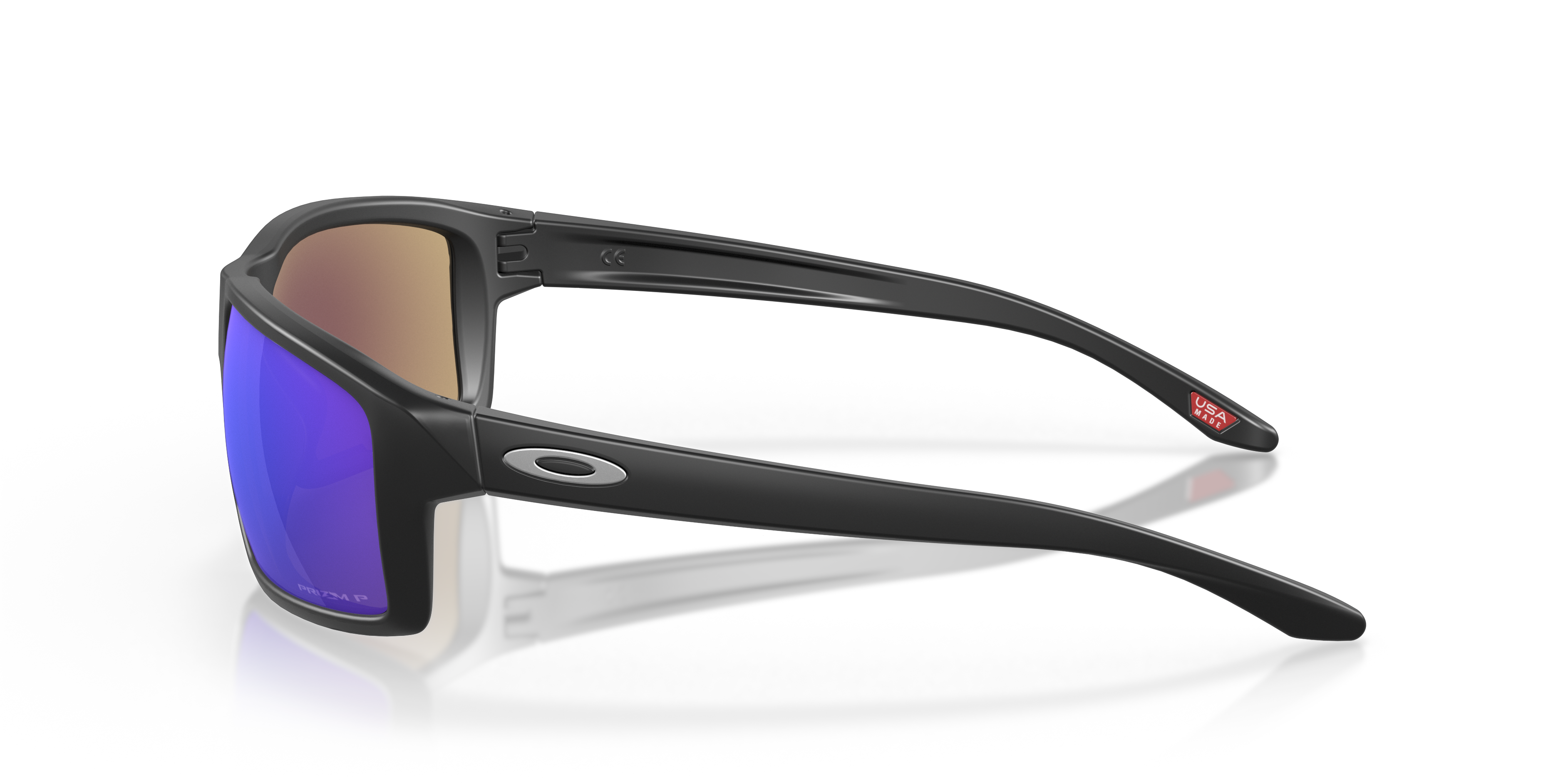 Oakley OO9449 Gibston Men's Rectangle Prizm Sunglasses - Matte Black Frame