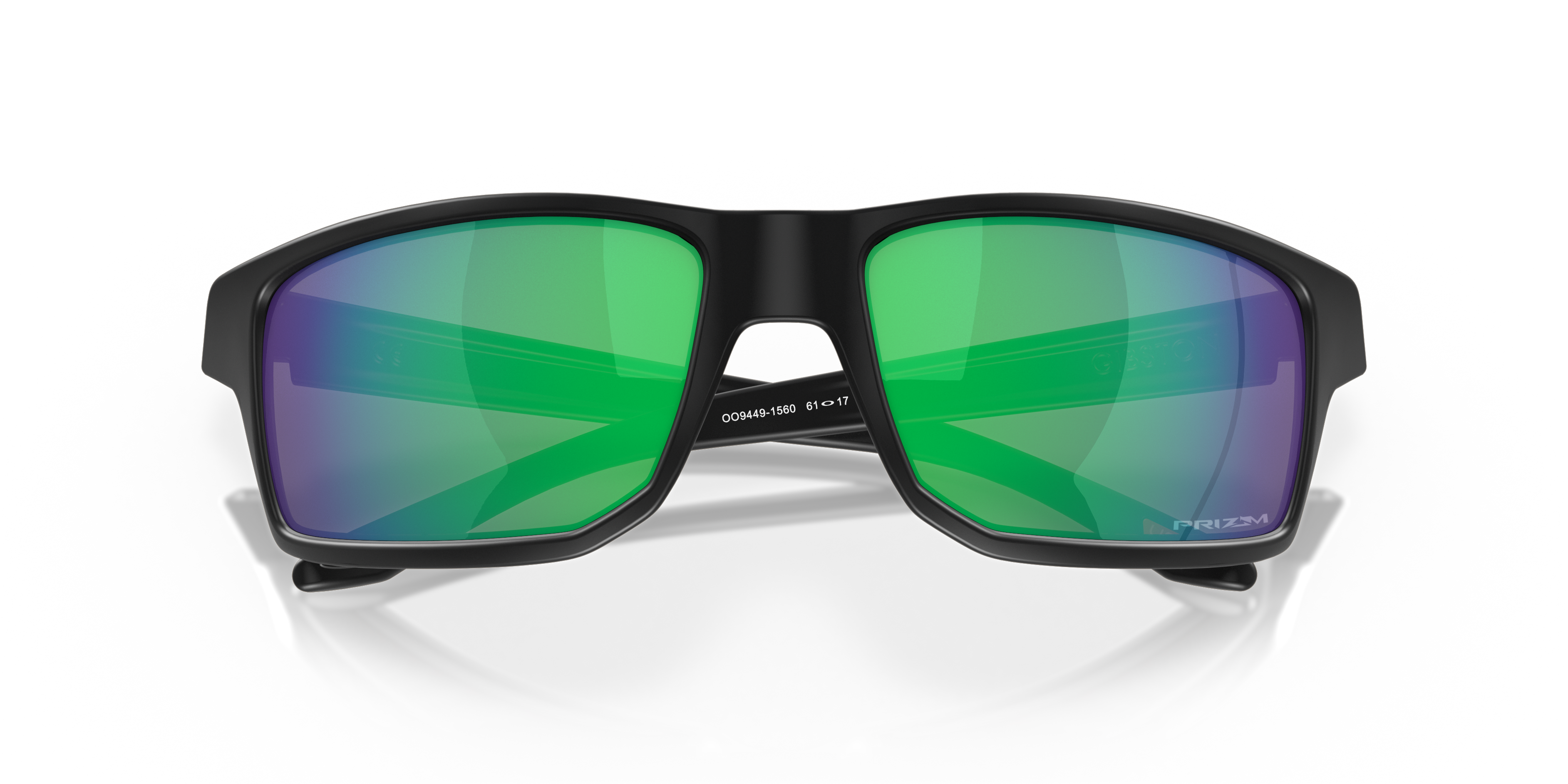 Oakley OO9449 Gibston Men's Rectangle Prizm Sunglasses - Matte Black Frame