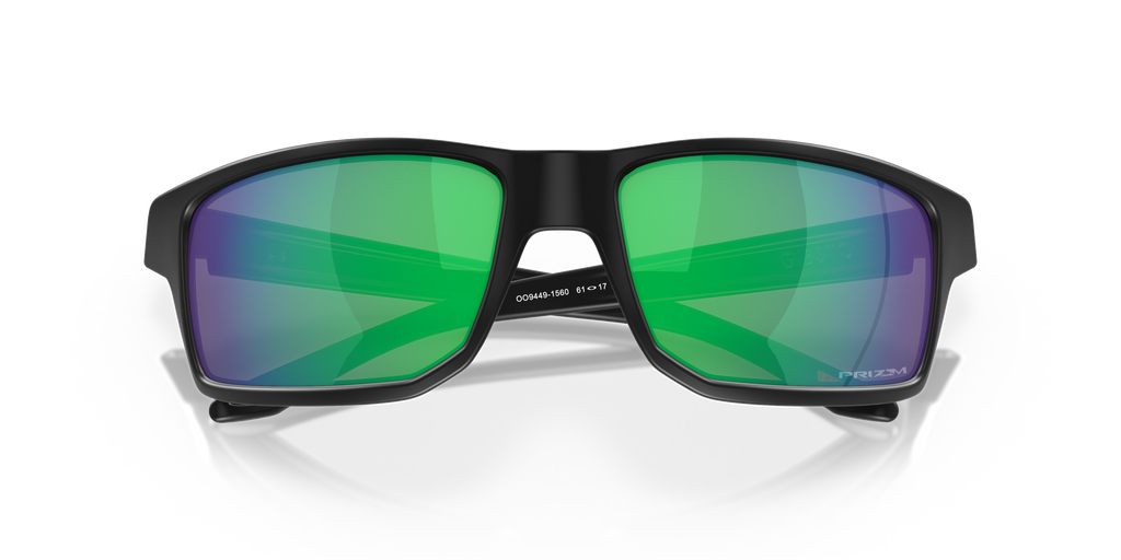 Oakley OO9449 Gibston Men's Rectangle Prizm Sunglasses - Matte Black Frame