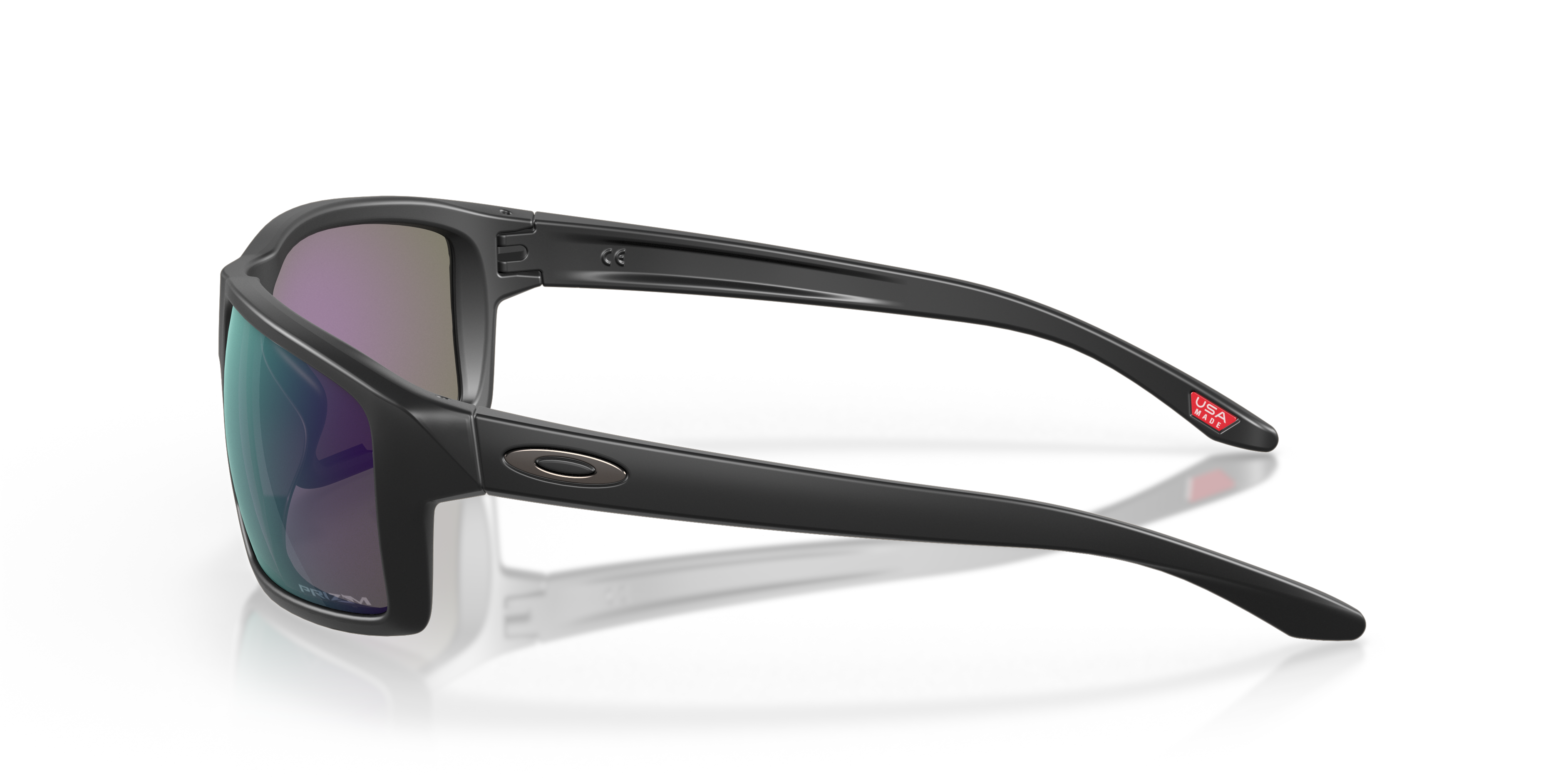 Oakley OO9449 Gibston Men's Rectangle Prizm Sunglasses - Matte Black Frame