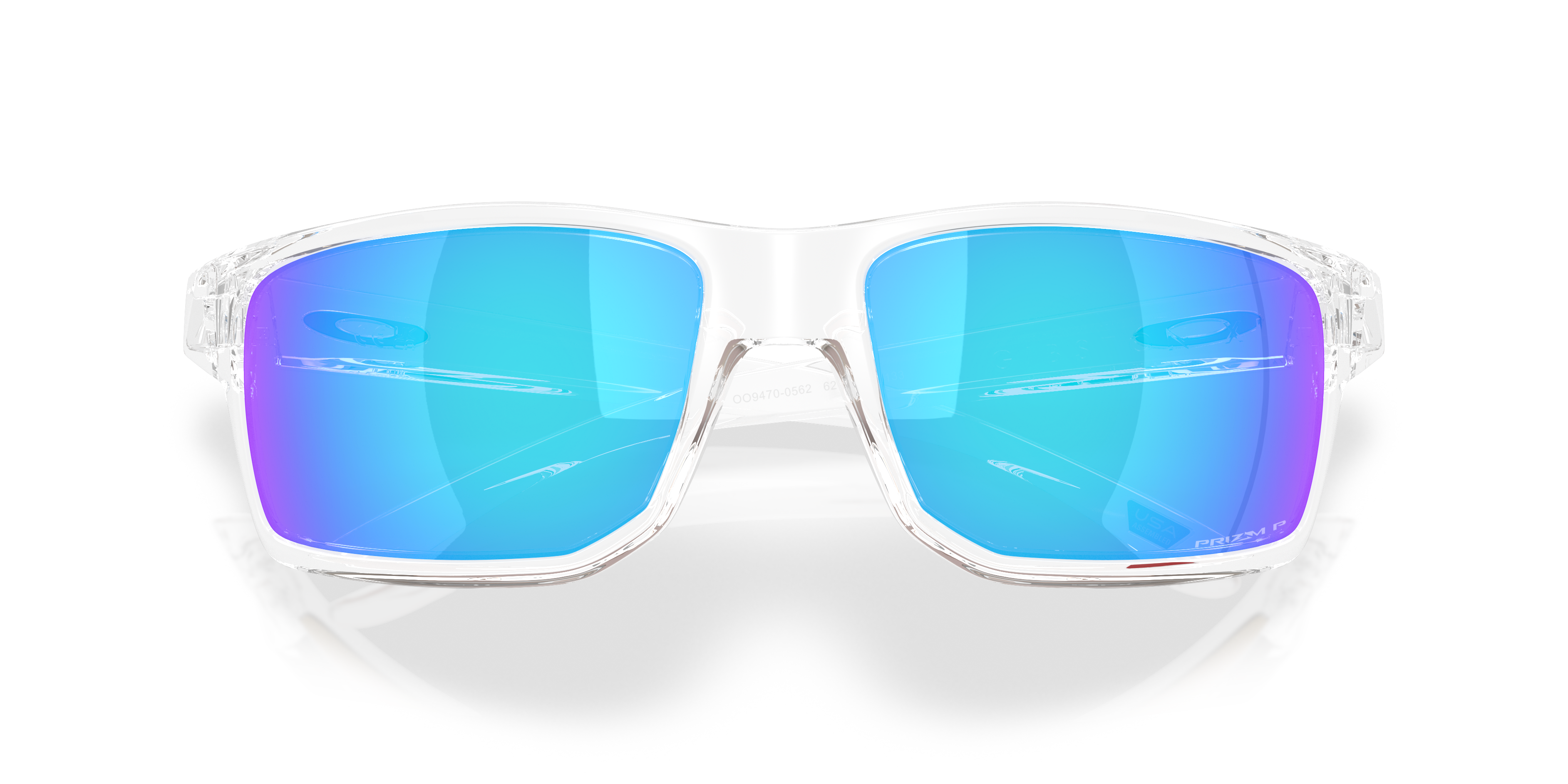 Oakley OO9470 Gibston XL Men's Rectangle Prizm Sunglasses - Matte Black Frame