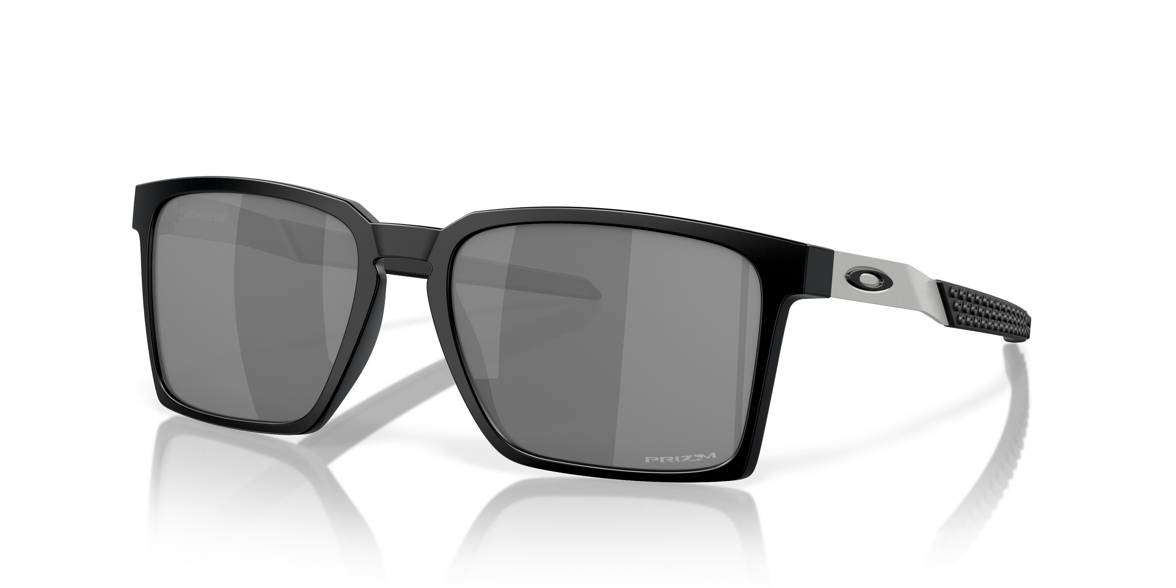 Oakley OO9483 Exchange Sun Unisex Rectangle Prizm Sunglasses - Satin Black Frame