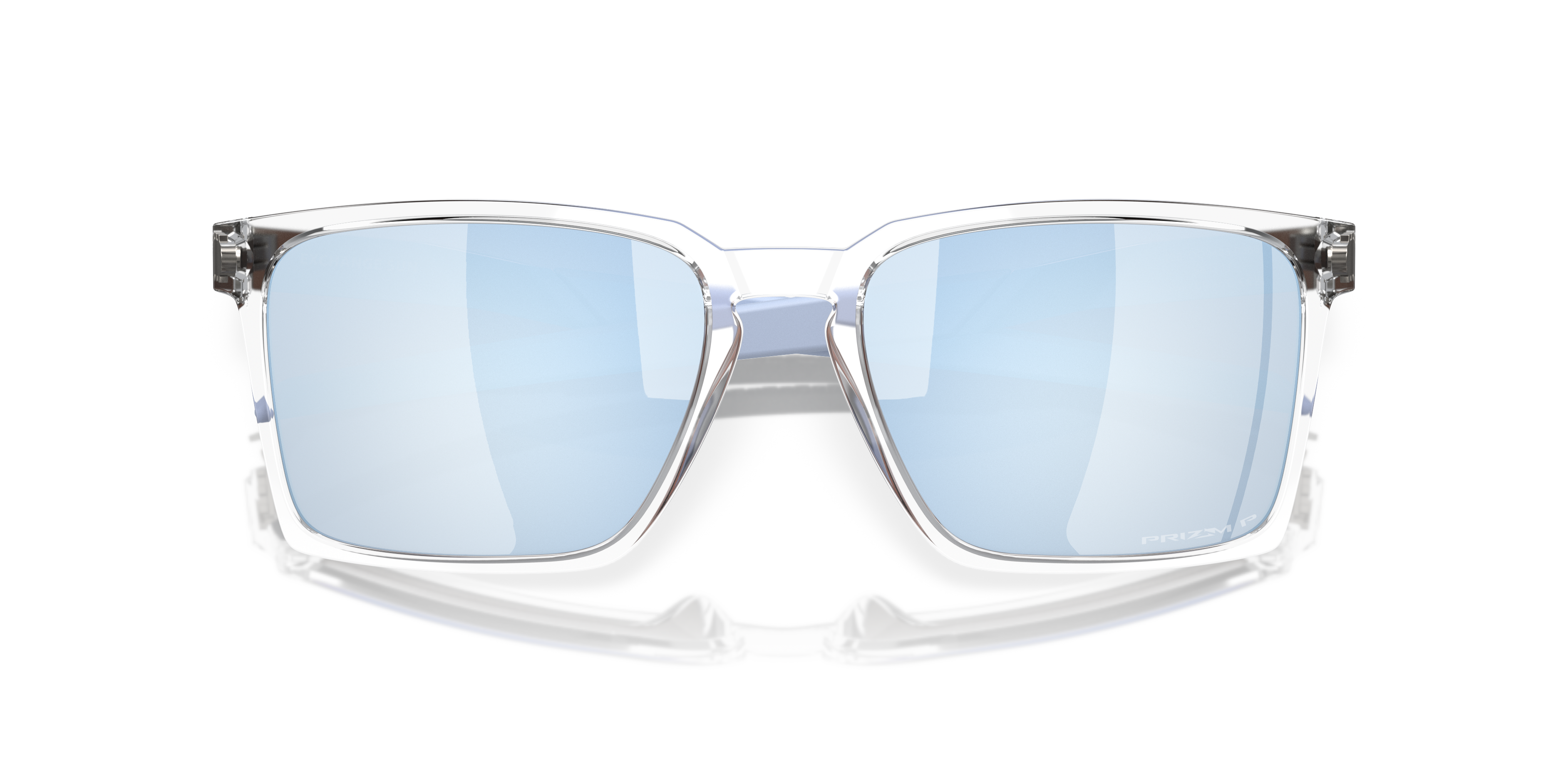 Oakley OO9483 Exchange Sun Unisex Rectangle Prizm Sunglasses - Polished Clear Frame