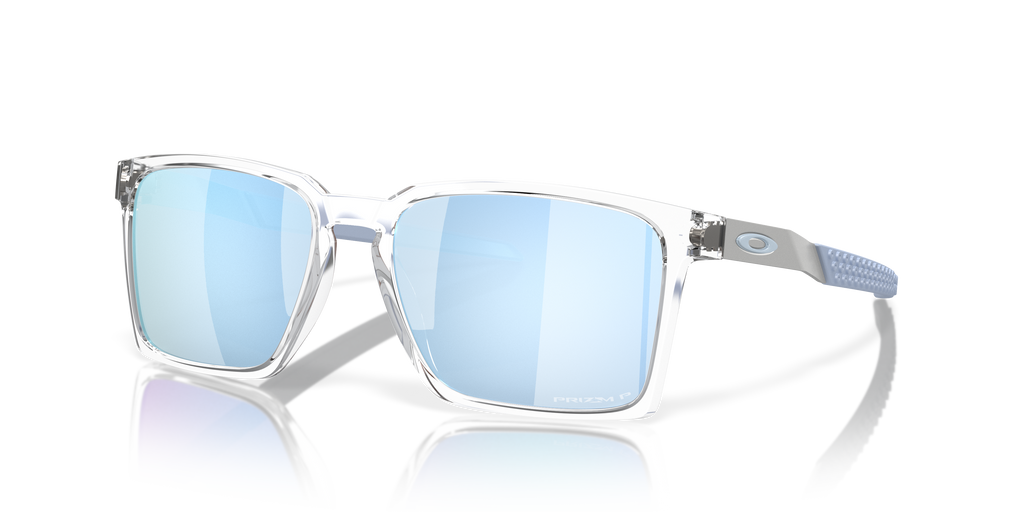 Oakley OO9483 Exchange Sun Unisex Rectangle Prizm Sunglasses - Polished Clear Frame
