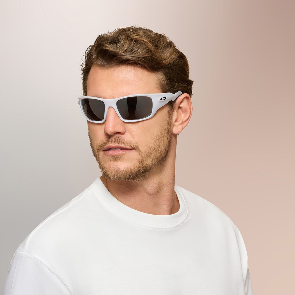 Oakley OO9486 Masseter Men's Rectangle Prizm Sunglasses - Polished Clear Frame