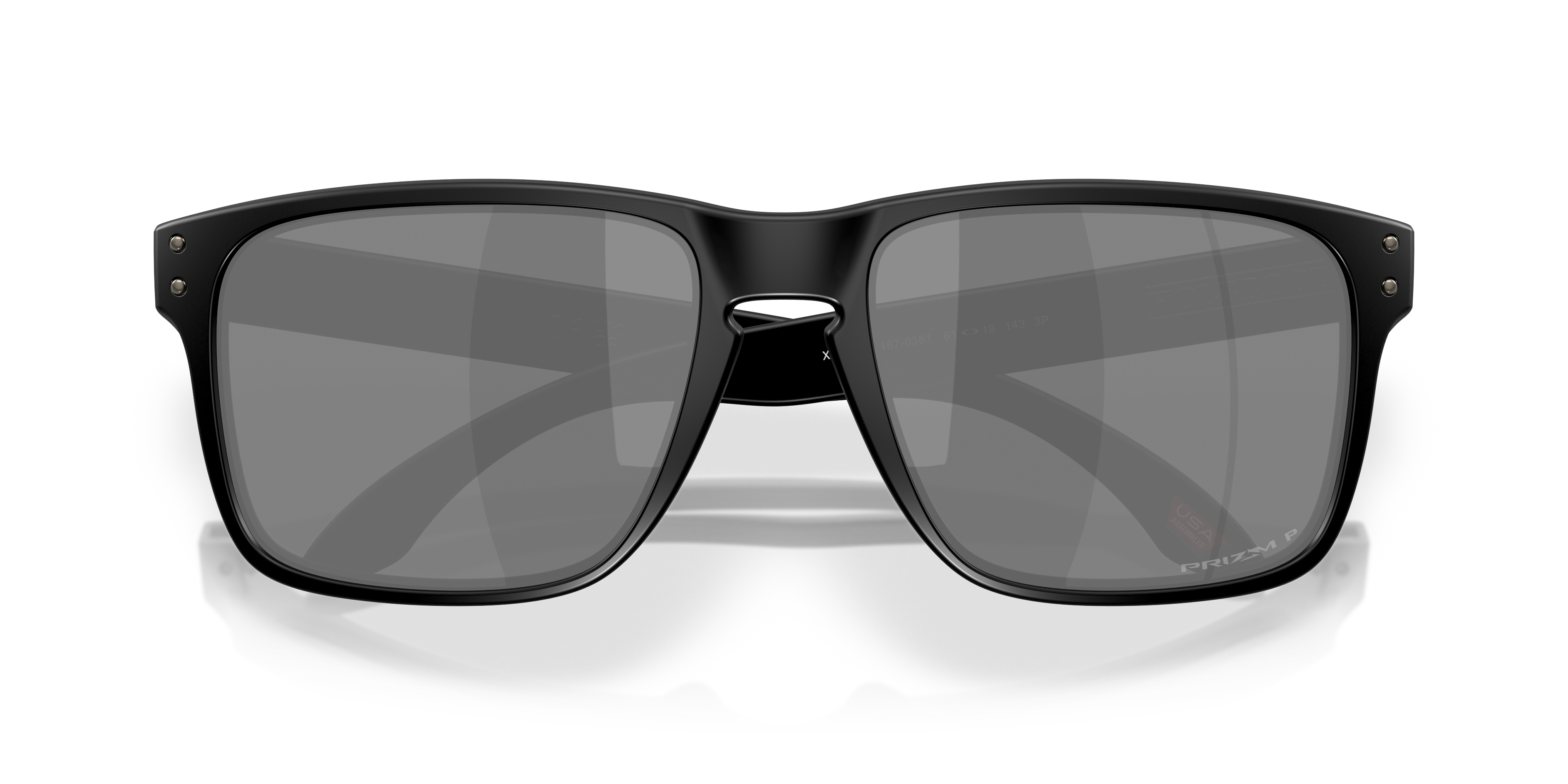Oakley OO9487 Holbrook XXL Unisex Rectangle Prizm Polarized Sunglasses - Polished Clear Frame