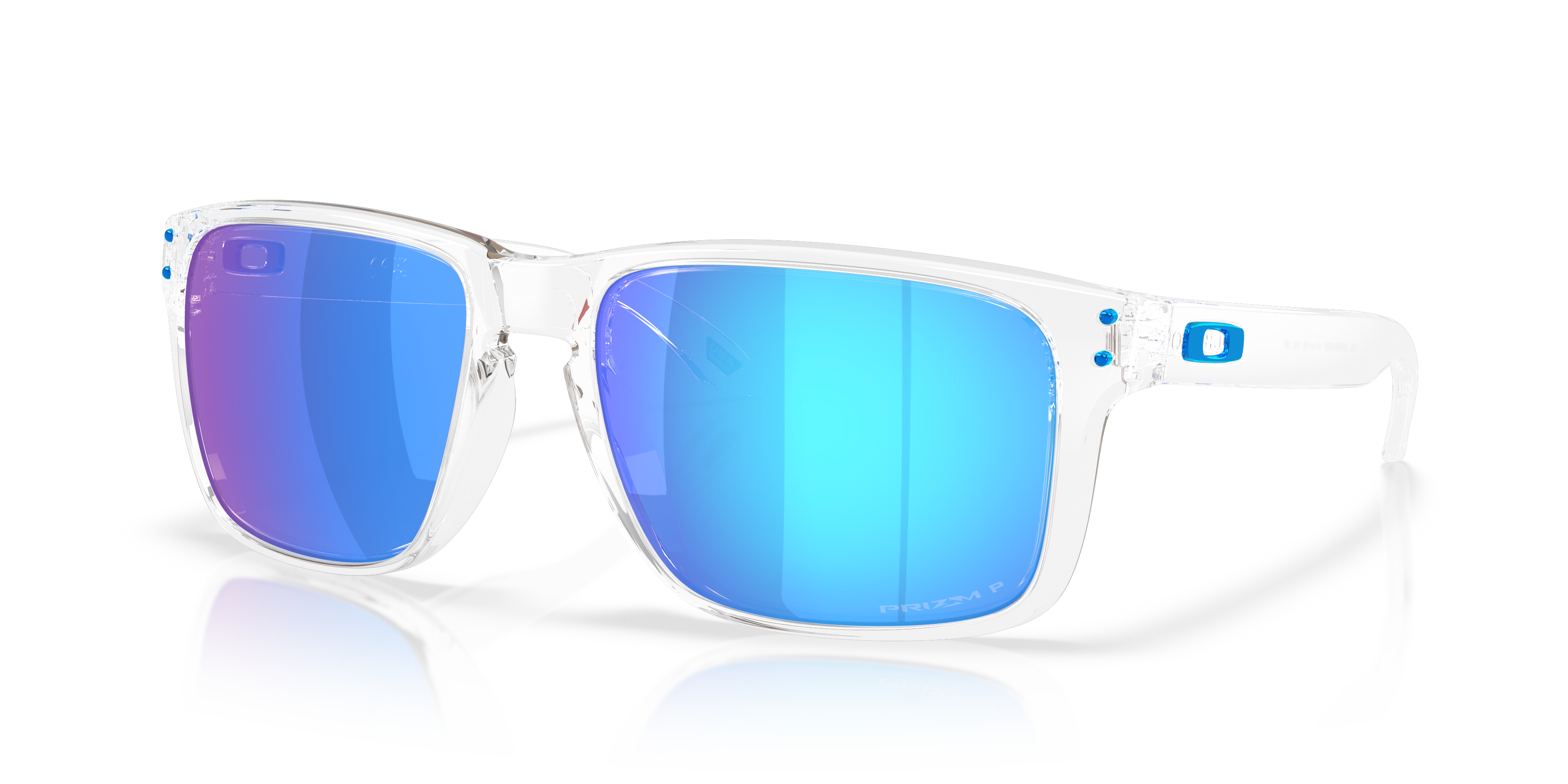 Oakley OO9487 Holbrook XXL Unisex Rectangle Prizm Polarized Sunglasses - Polished Clear Frame