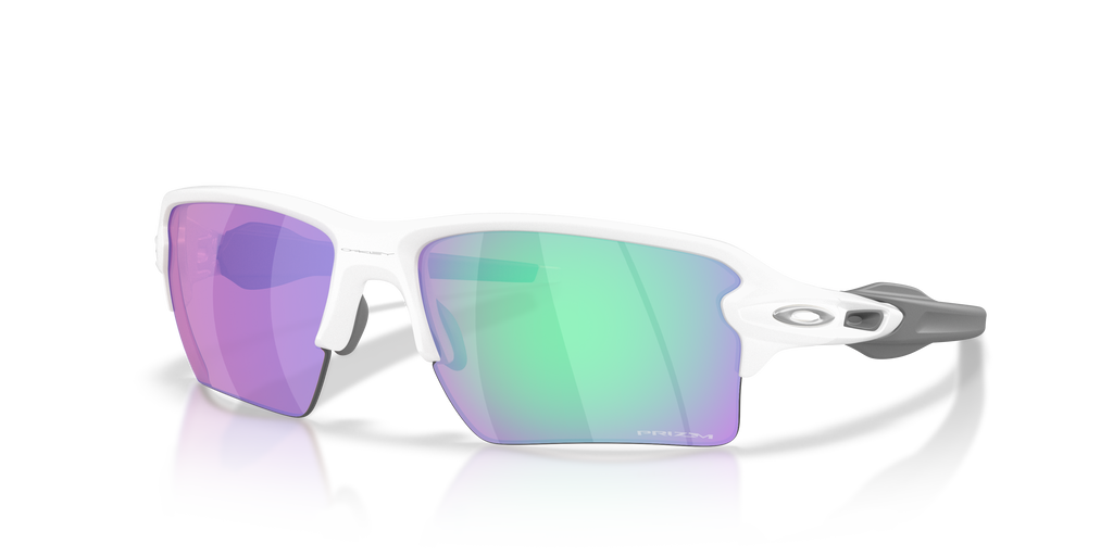 Oakley OO9488 Flak 2.0 XXL On The Green Collection Men's Prizm Sport Sunglasses - Matte White