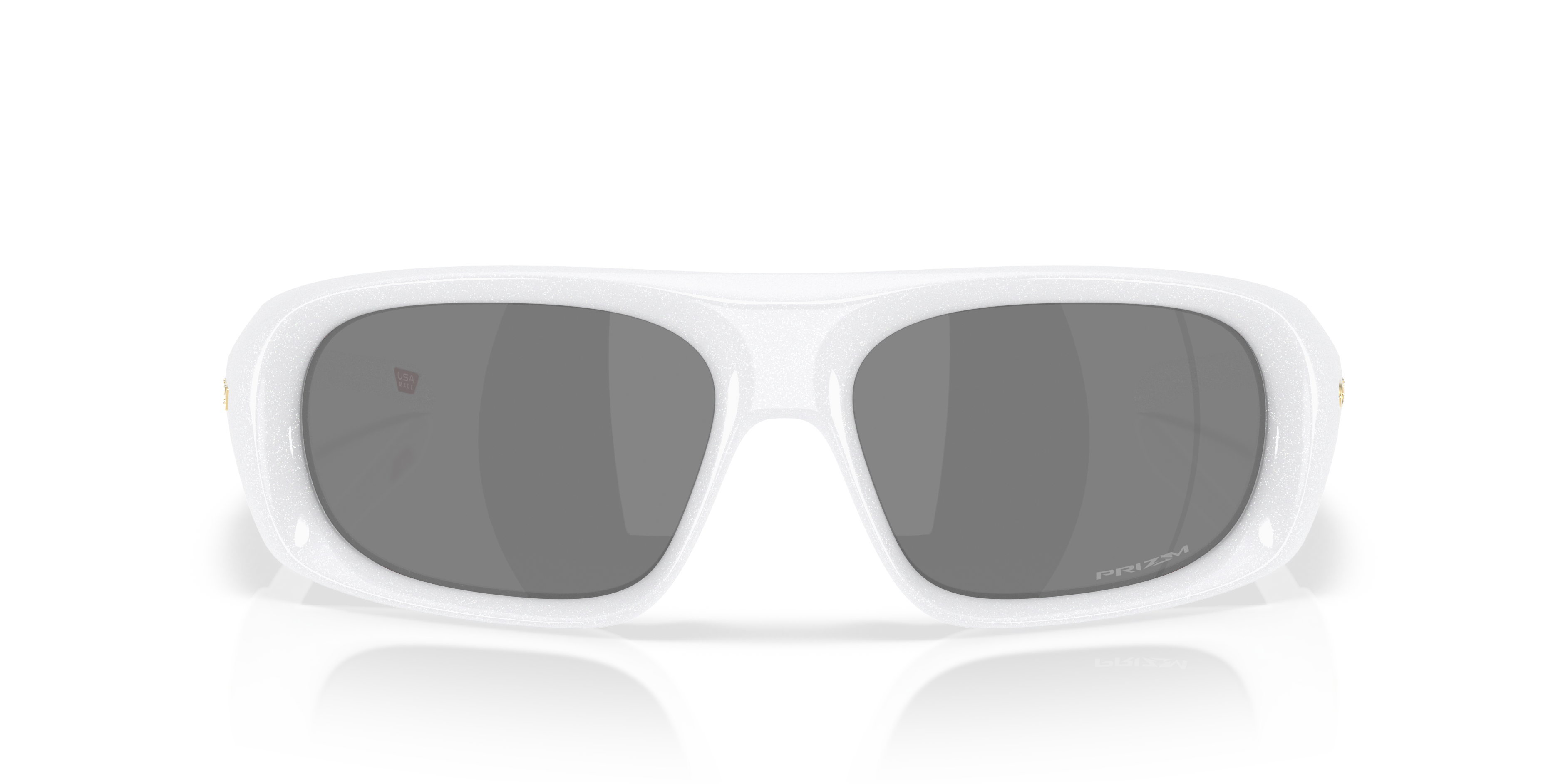 Oakley OO9491 Belleville Unisex Rectangle Prizm Sunglasses - Pearl White Frame