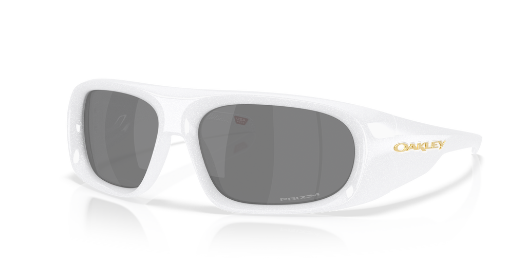 Oakley OO9491 Belleville Unisex Rectangle Prizm Sunglasses - Pearl White Frame