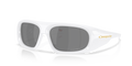 Oakley OO9491 Belleville Unisex Rectangle Prizm Sunglasses - Pearl White Frame